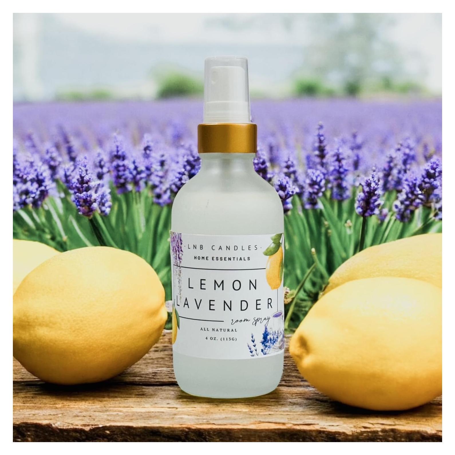 Spray Ambientador de Limón y Lavanda LNB - 90.7 g - Seguro para Mascotas