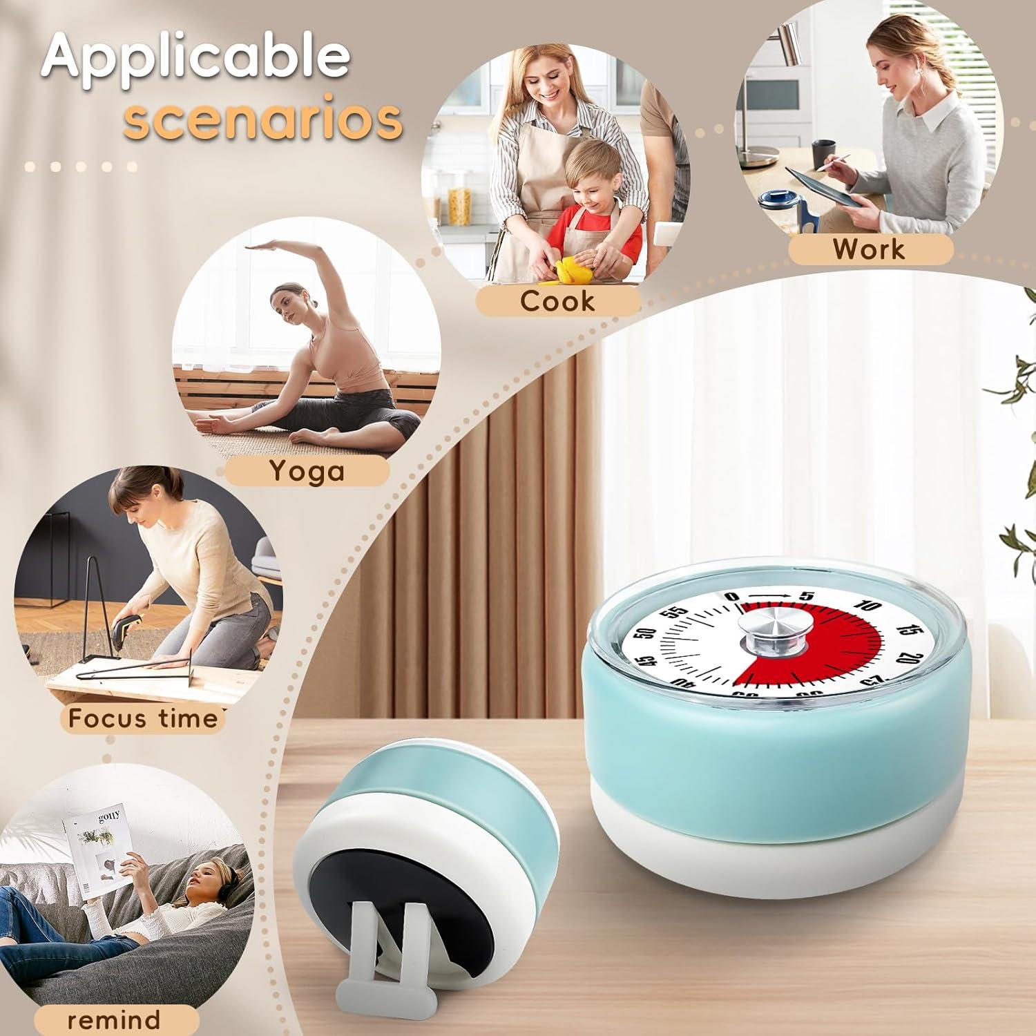 Temporizador de Cocina Mecánico Accoglie Azul 0-60 Minutos