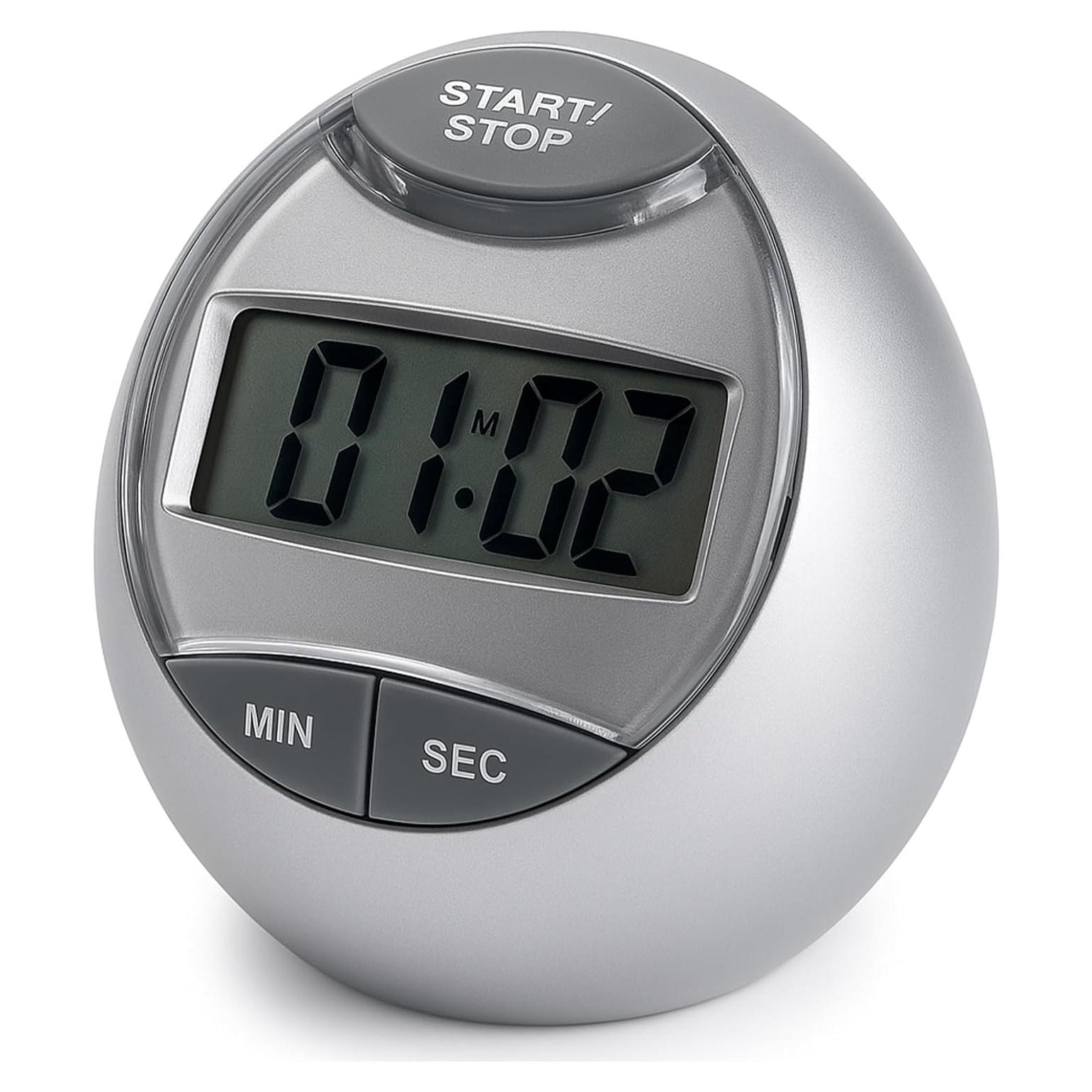 Temporizador Digital de Cocina US Office Elements Plateado