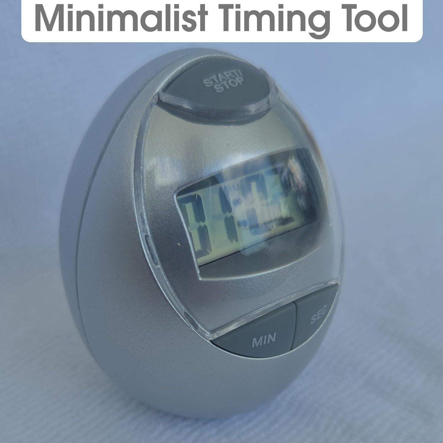 Temporizador Digital de Cocina US Office Elements Plateado