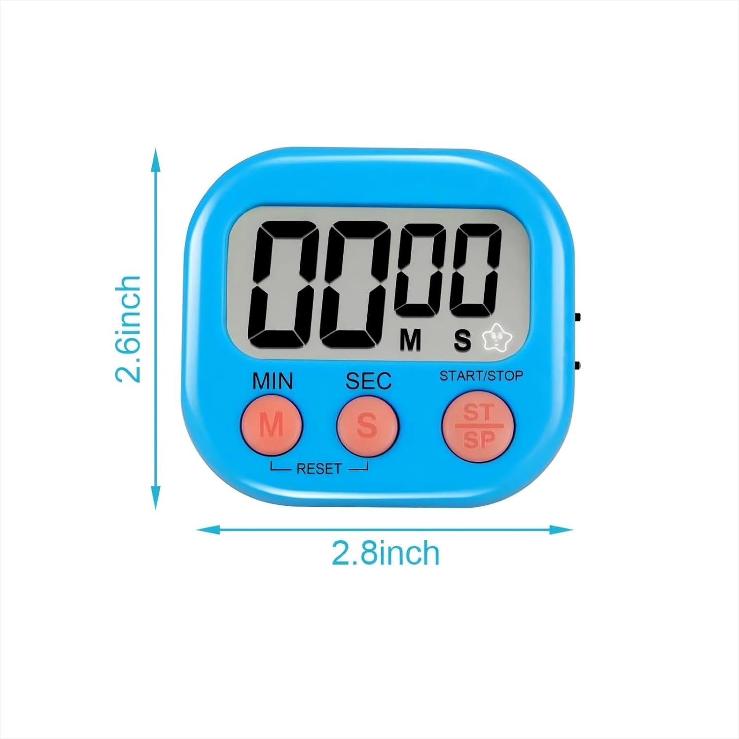Temporizadores Digitales Multifuncionales Frymmx - 4 Piezas