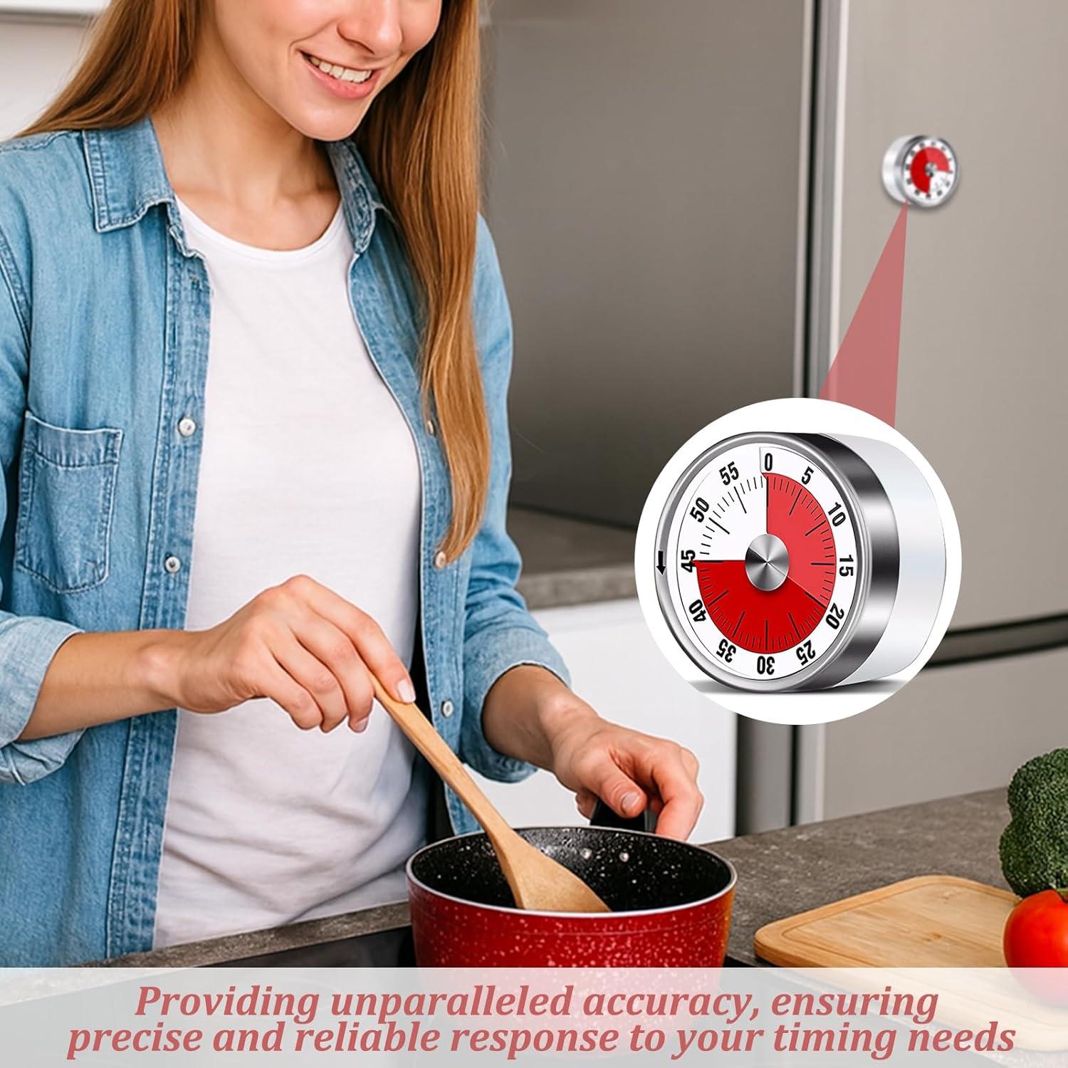 Temporizador de Cocina Visual Mecánico Hinbkenla 125g