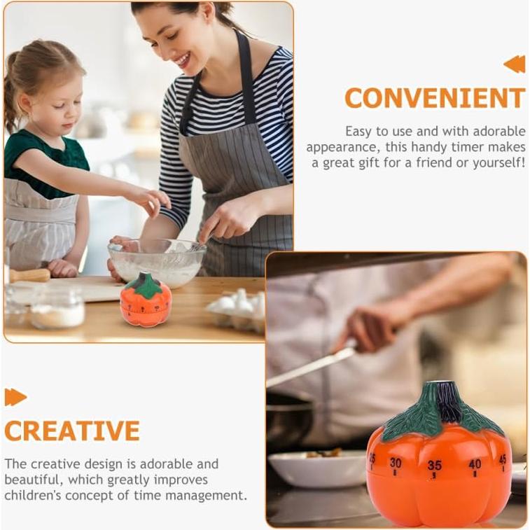 Temporizador de Calabaza Gadpiparty 60 Minutos Mecánico Decorativo