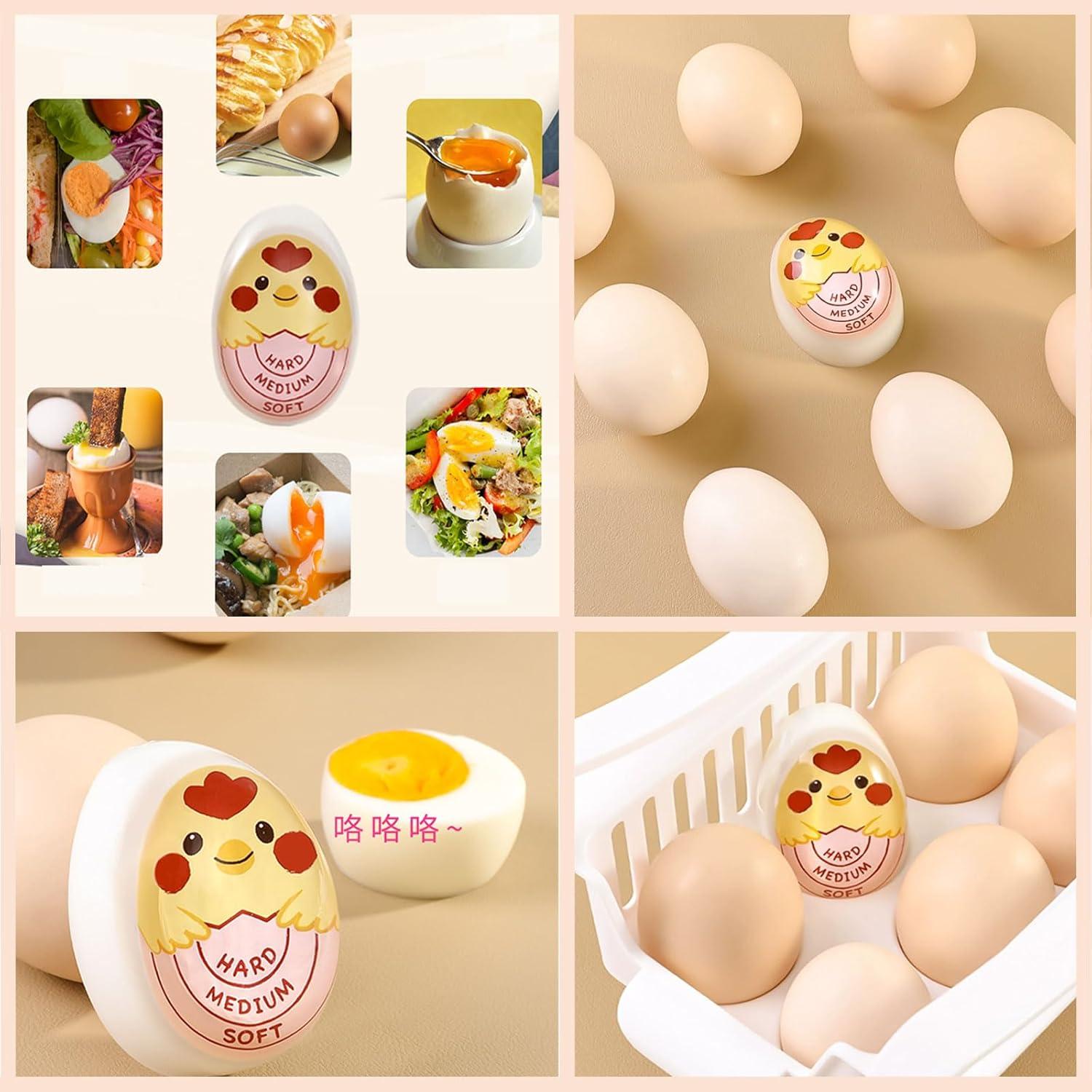 Juego de Cortadores de Huevo 3 en 1 Arrebol + Temporizador