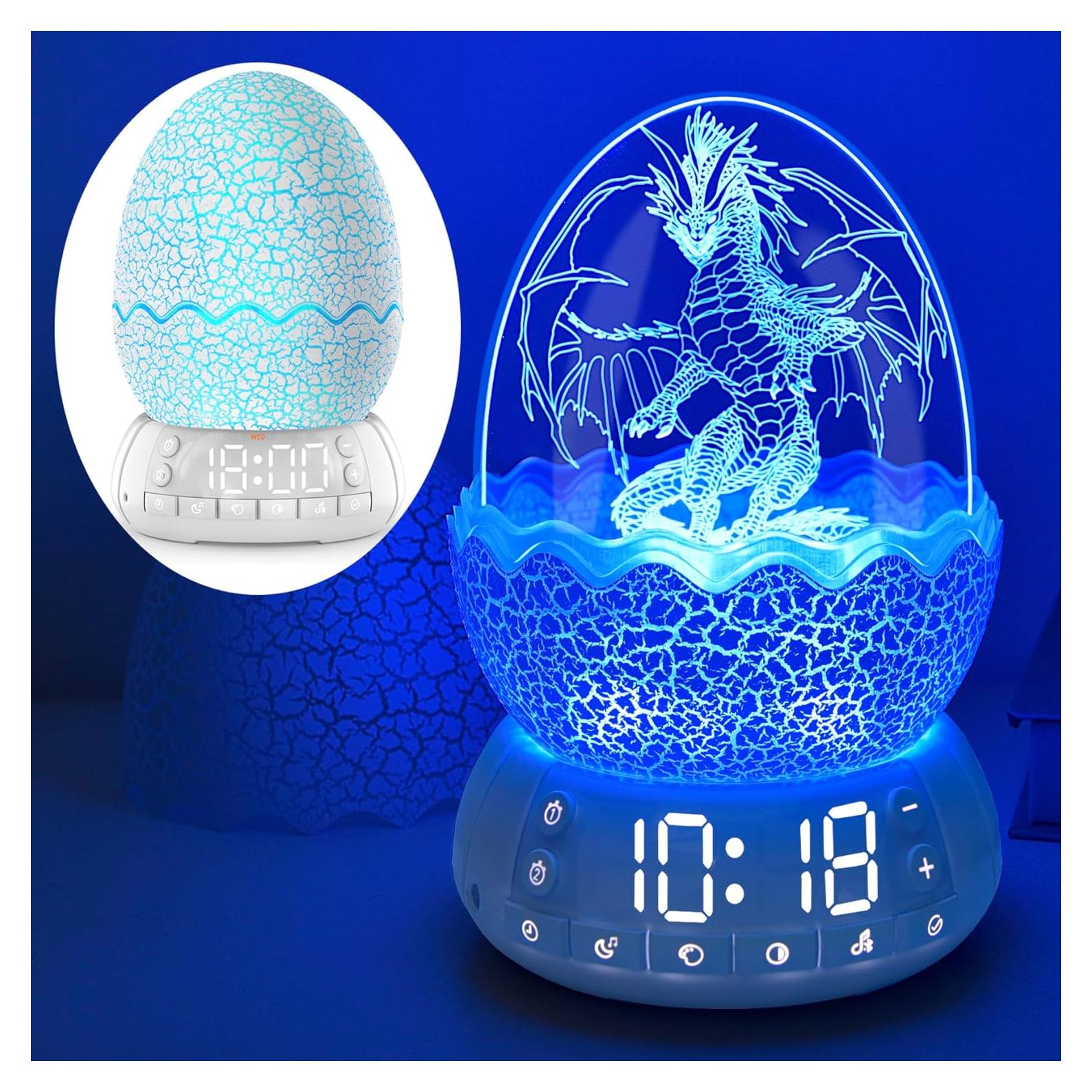 Reloj Despertador MTDYHY con Luz de Amanecer y Altavoz Bluetooth
