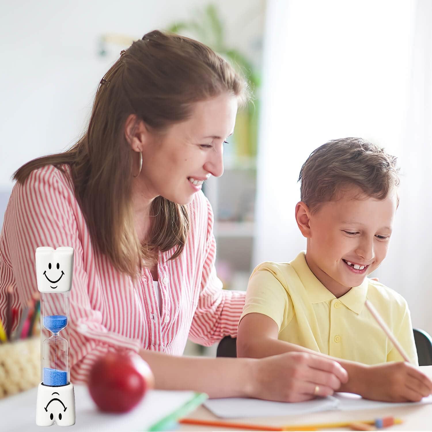 Reloj de Arena 2 Minutos YLTIMER para Niños - Set 2 Piezas