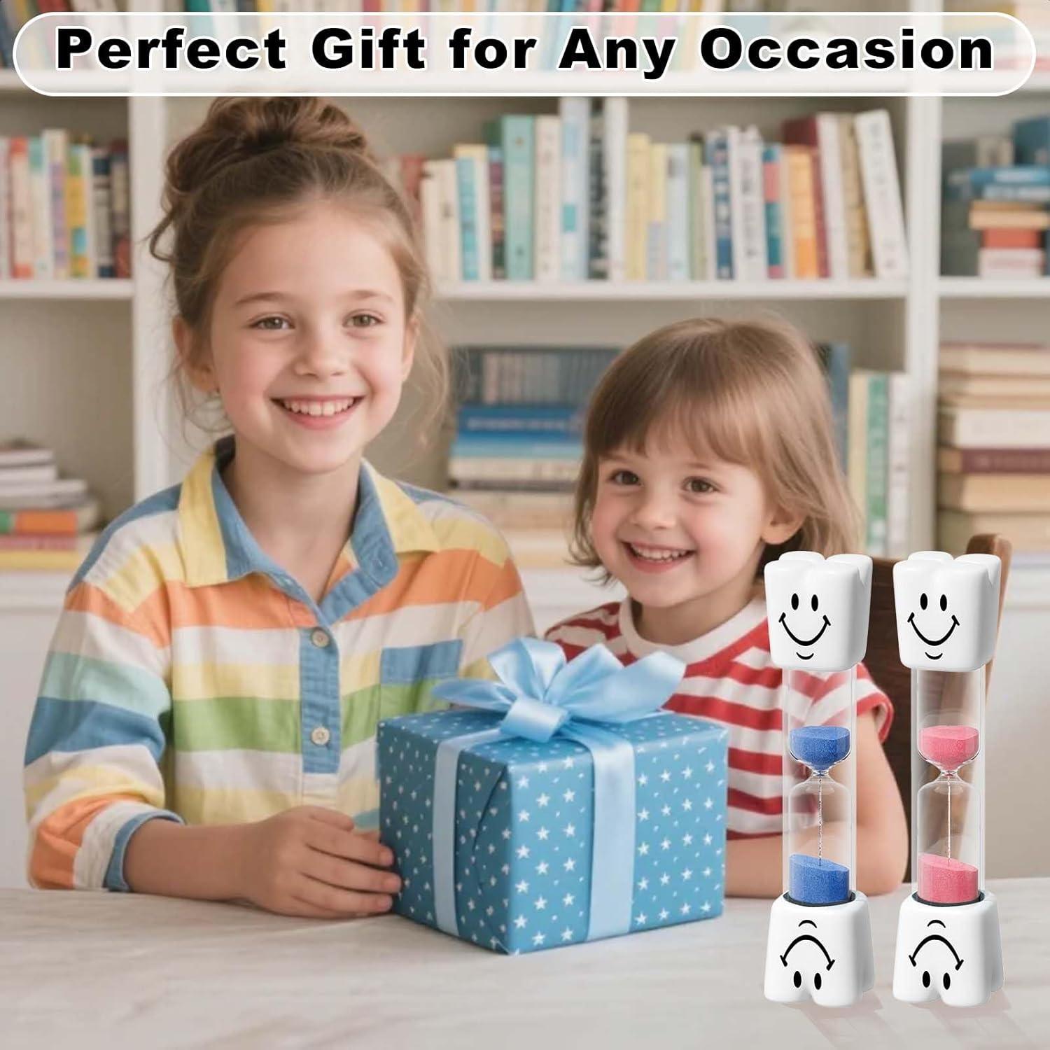 Reloj de Arena 2 Minutos YLTIMER para Niños - Set 2 Piezas