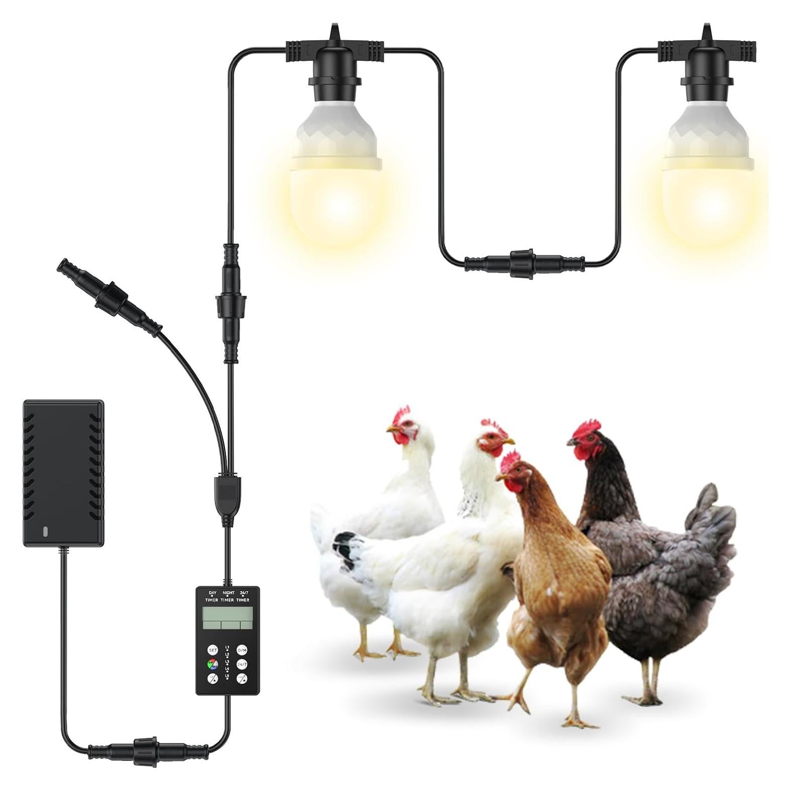 Extensor de Luz Diurna LED Neitra DSQ-01 para Gallinero