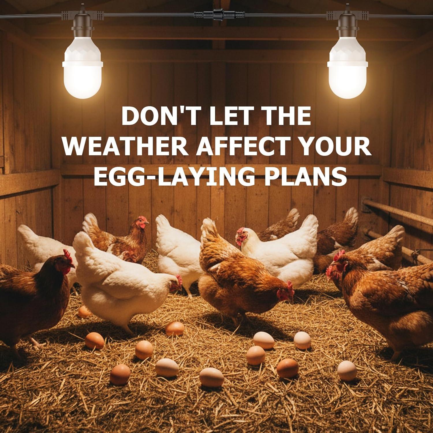 Extensor de Luz Diurna LED Neitra DSQ-01 para Gallinero