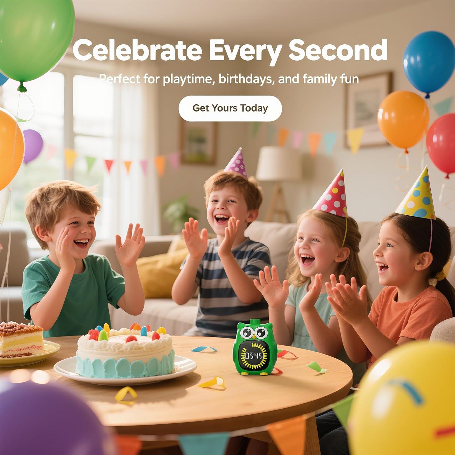 Temporizador Visual Doli Yearning Búho Digital 99 Minutos Verde