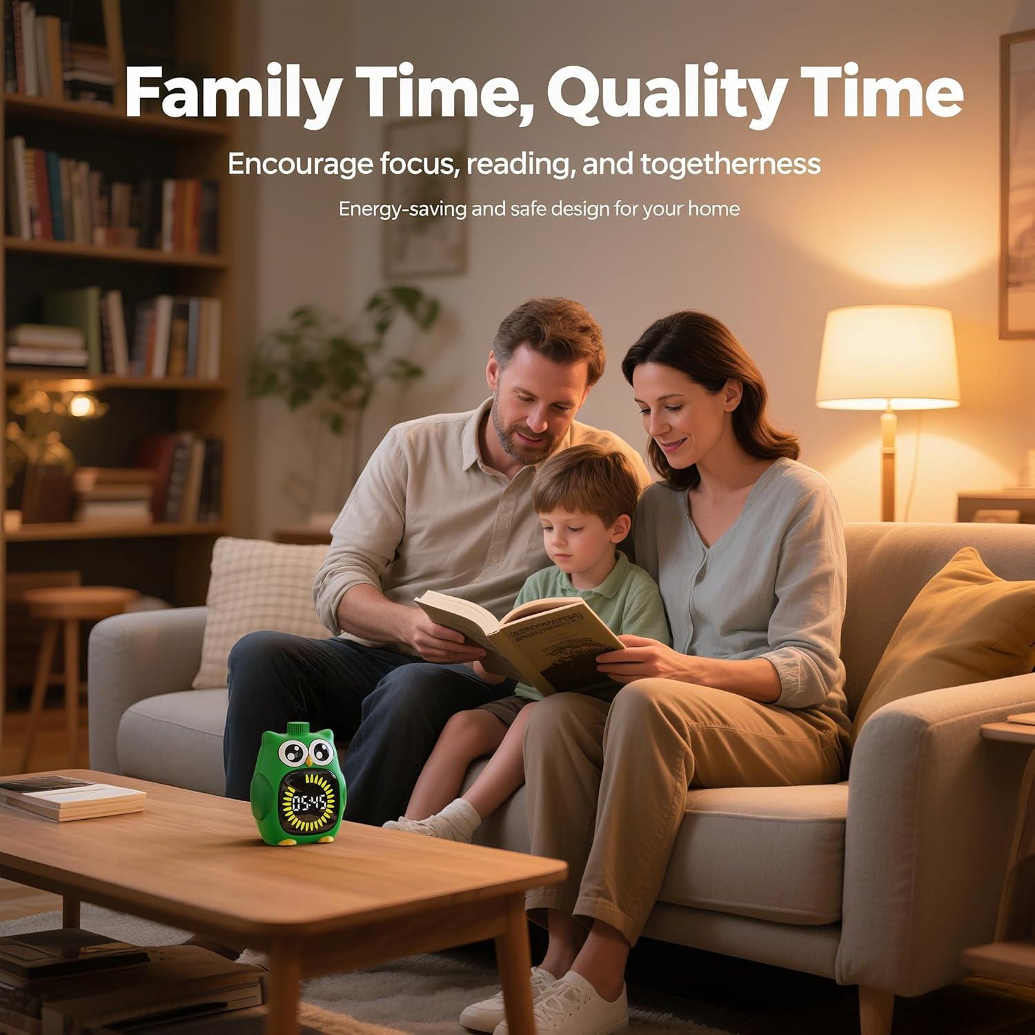 Temporizador Visual Doli Yearning Búho Digital 99 Minutos Verde