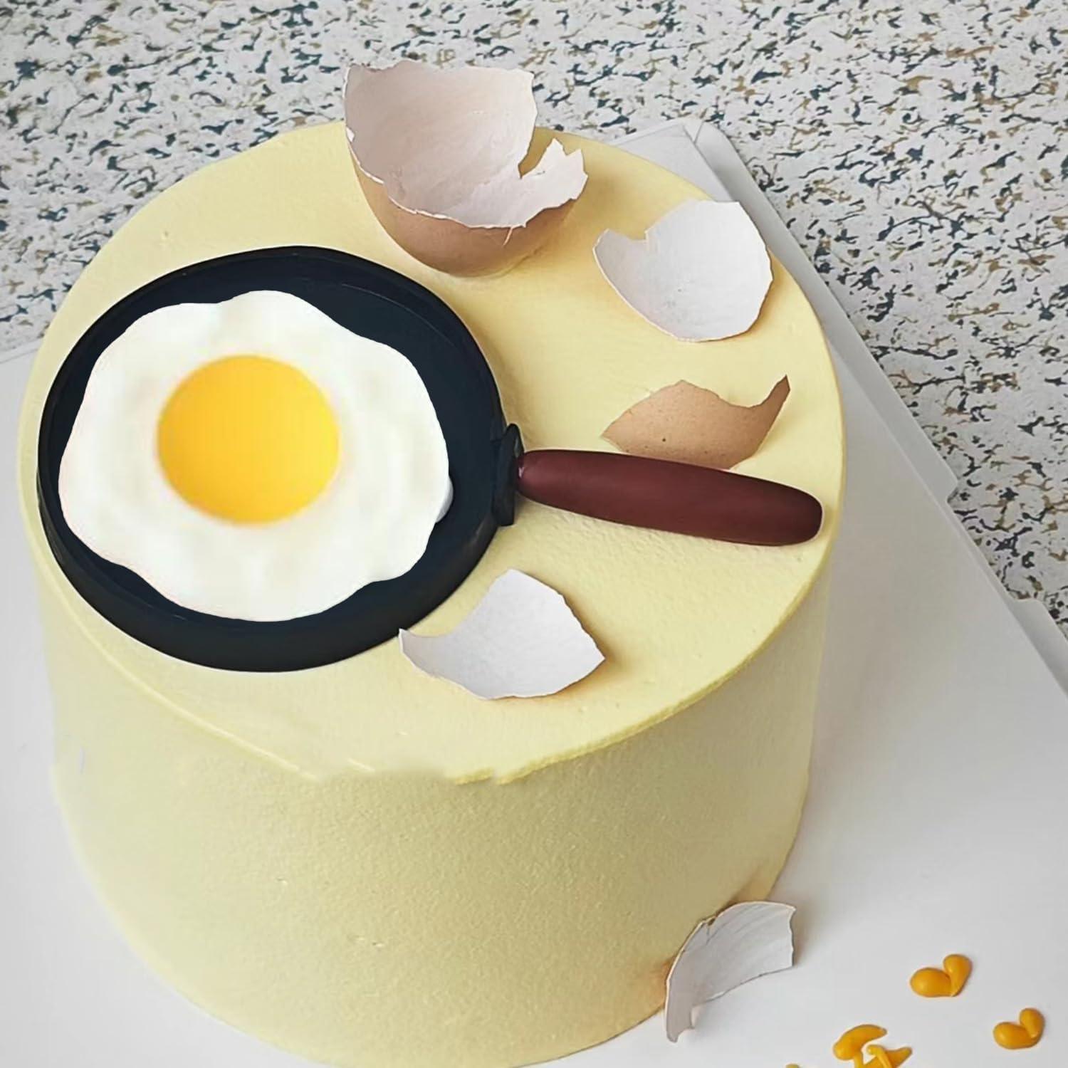 Egg Silicone Molds Poached Egg Fondant Molds For Cake Decoration Cupcake Topper Chocolate Candy Gum Paste Polymer Clay