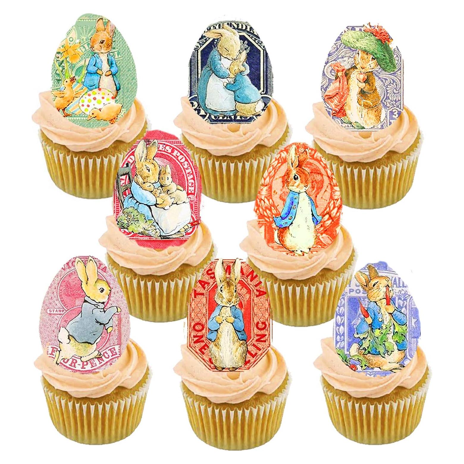 Decoraciones de Galletas y Cupcakes CHOCKACAKE Huevos Pascua 20 Unidades