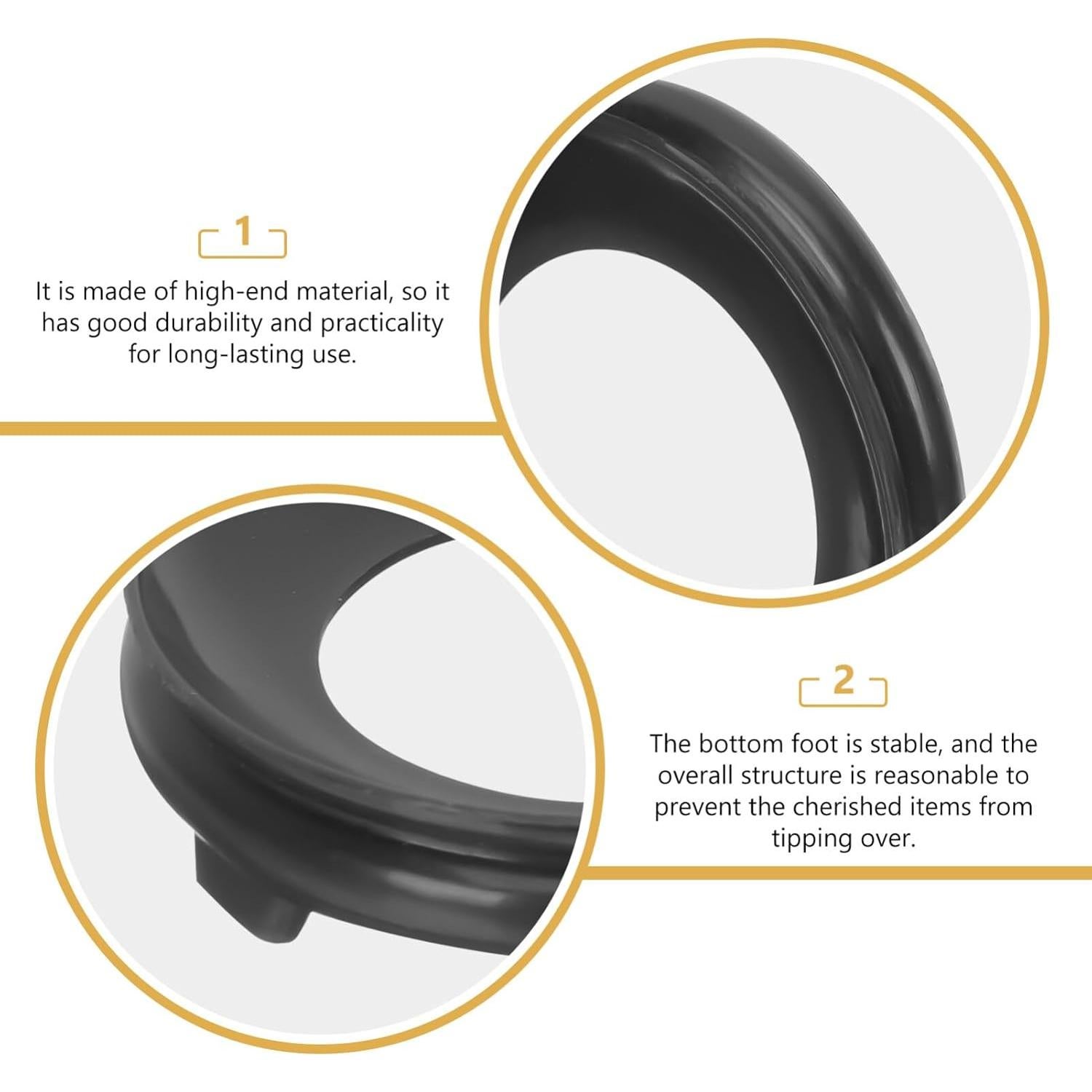 Soporte de Esfera Hemoton 6pcs Pedestal Decorativo Plástico