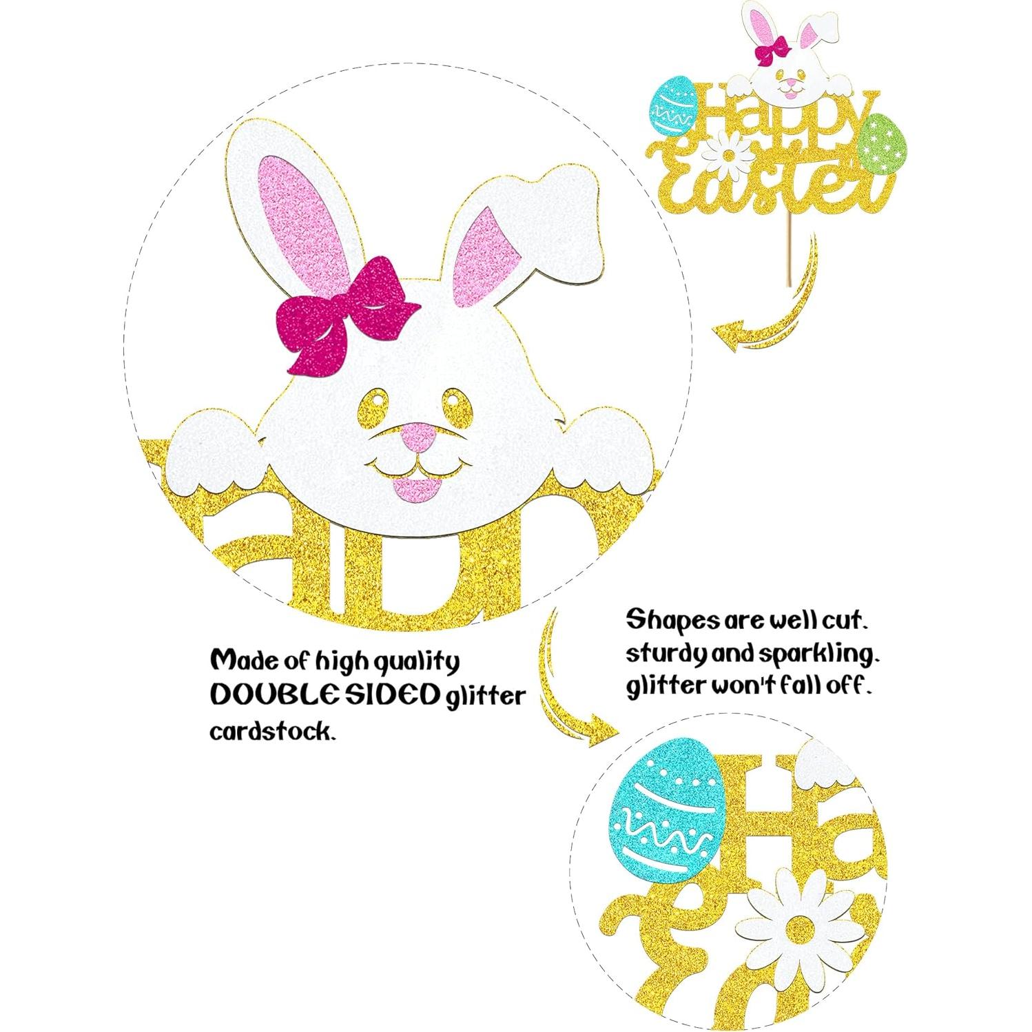 Topper de Pastel de Pascua Vivicraft 16x13 cm Brillante