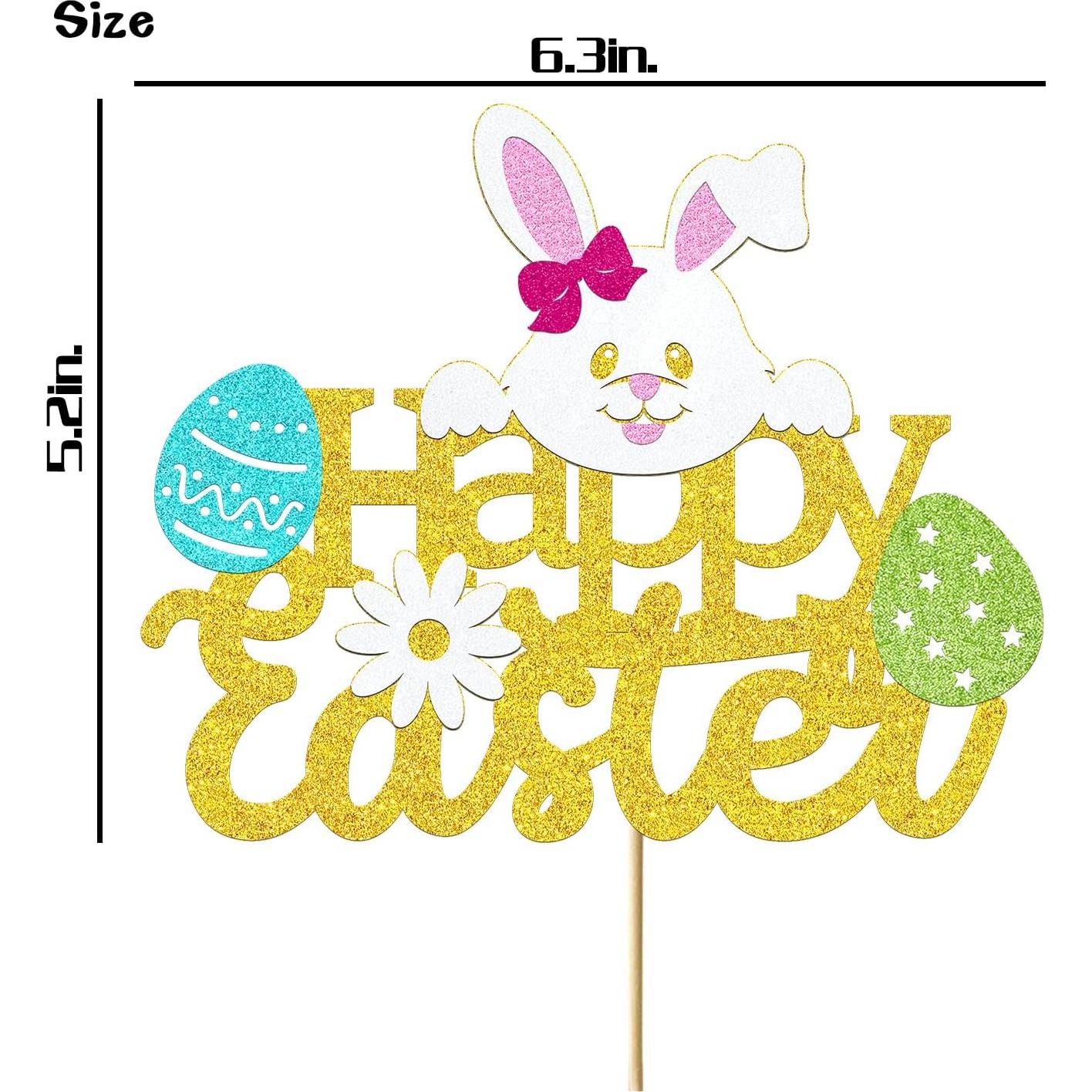 Topper de Pastel de Pascua Vivicraft 16x13 cm Brillante