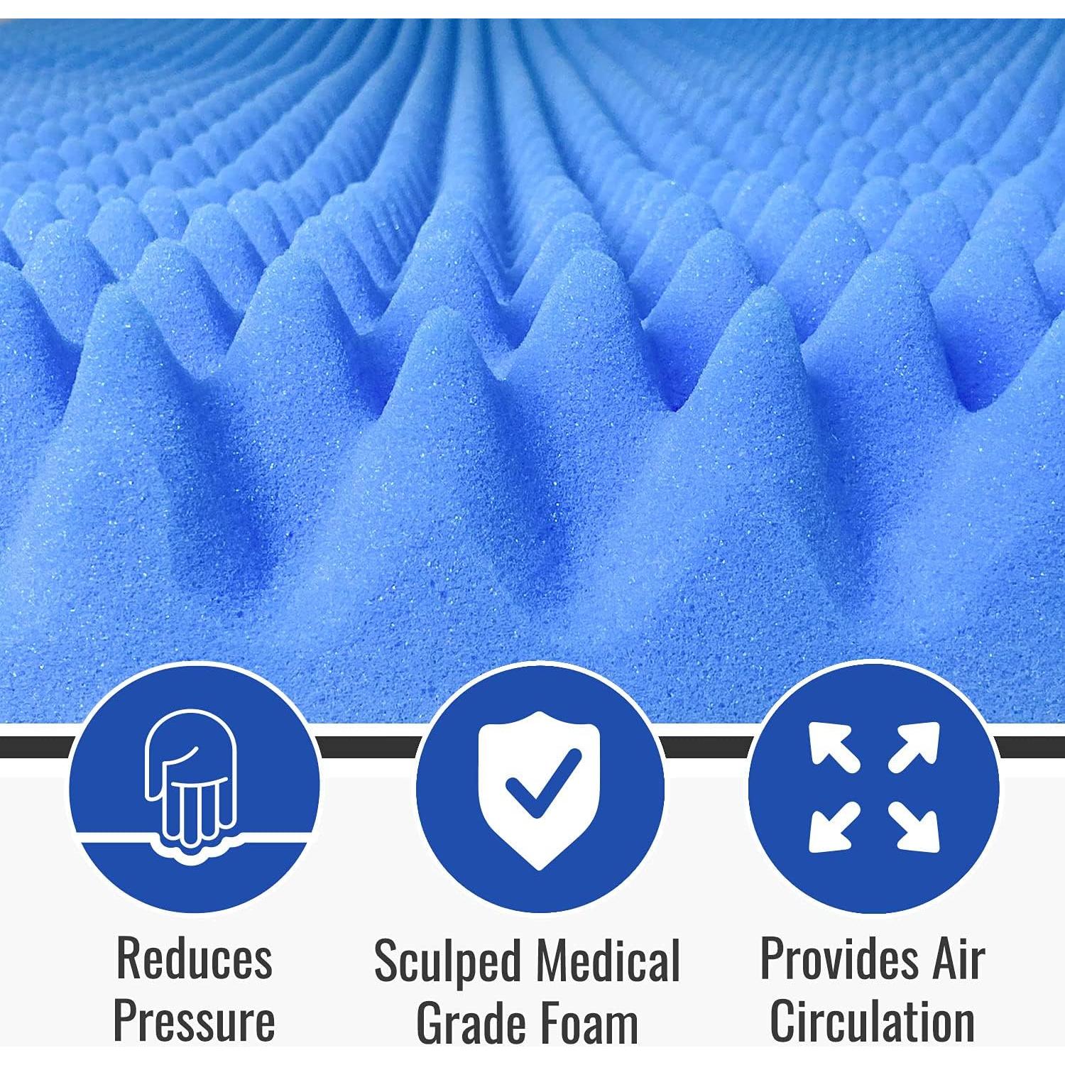 Colchón de Espuma DMI 7.62 cm para Hospital - Paquete de 2