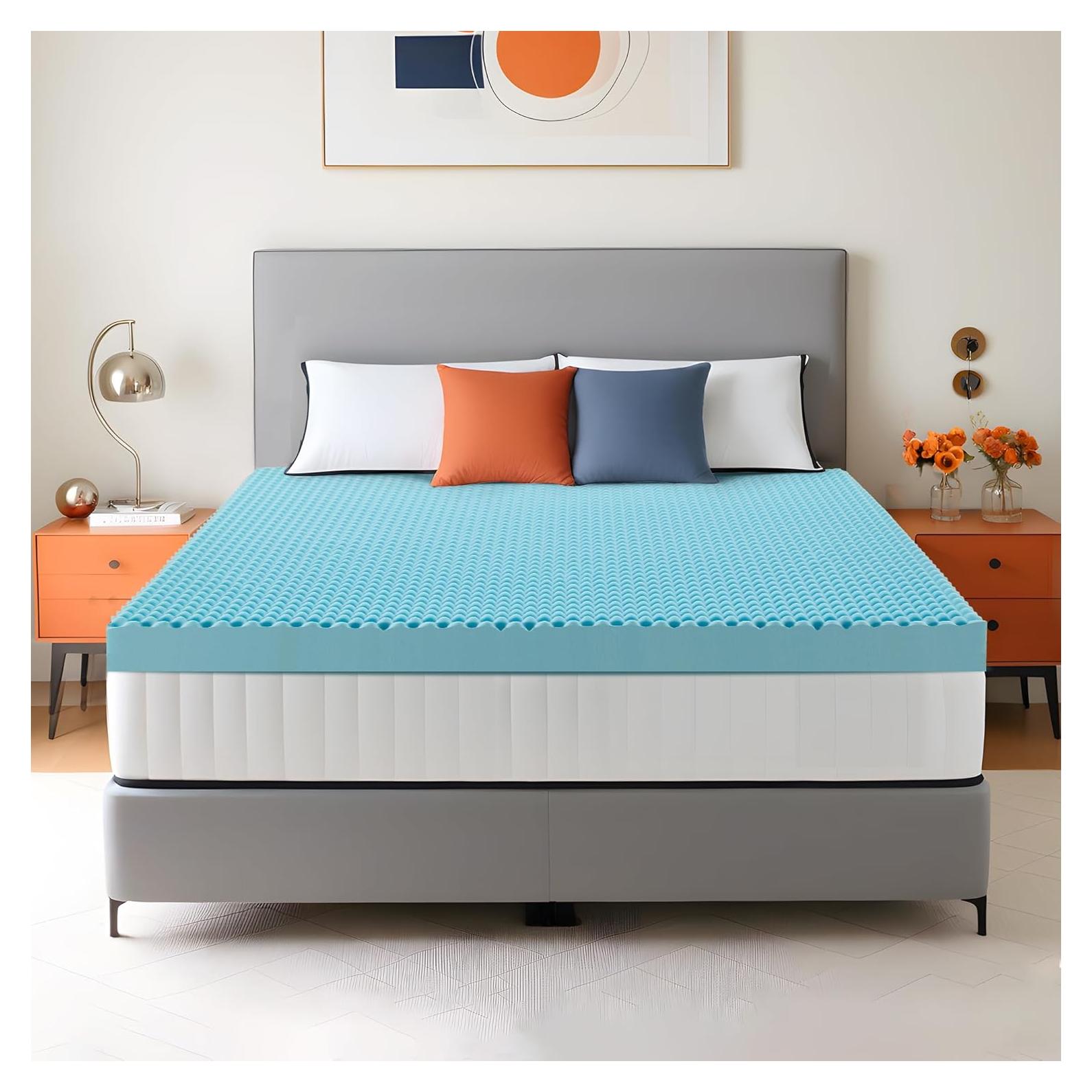 Cubierta de colchón Zyerch 2" Individual Espuma Viscoelástica