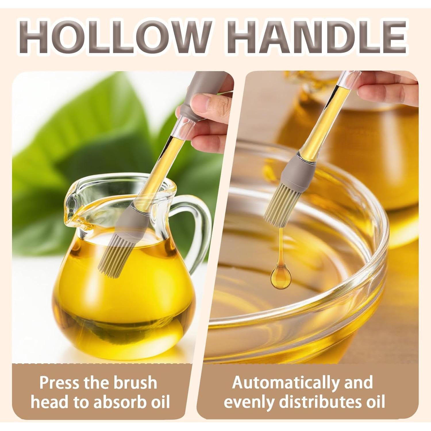 Set de 4 Brochas de Silicona Resistente al Calor Lyreh