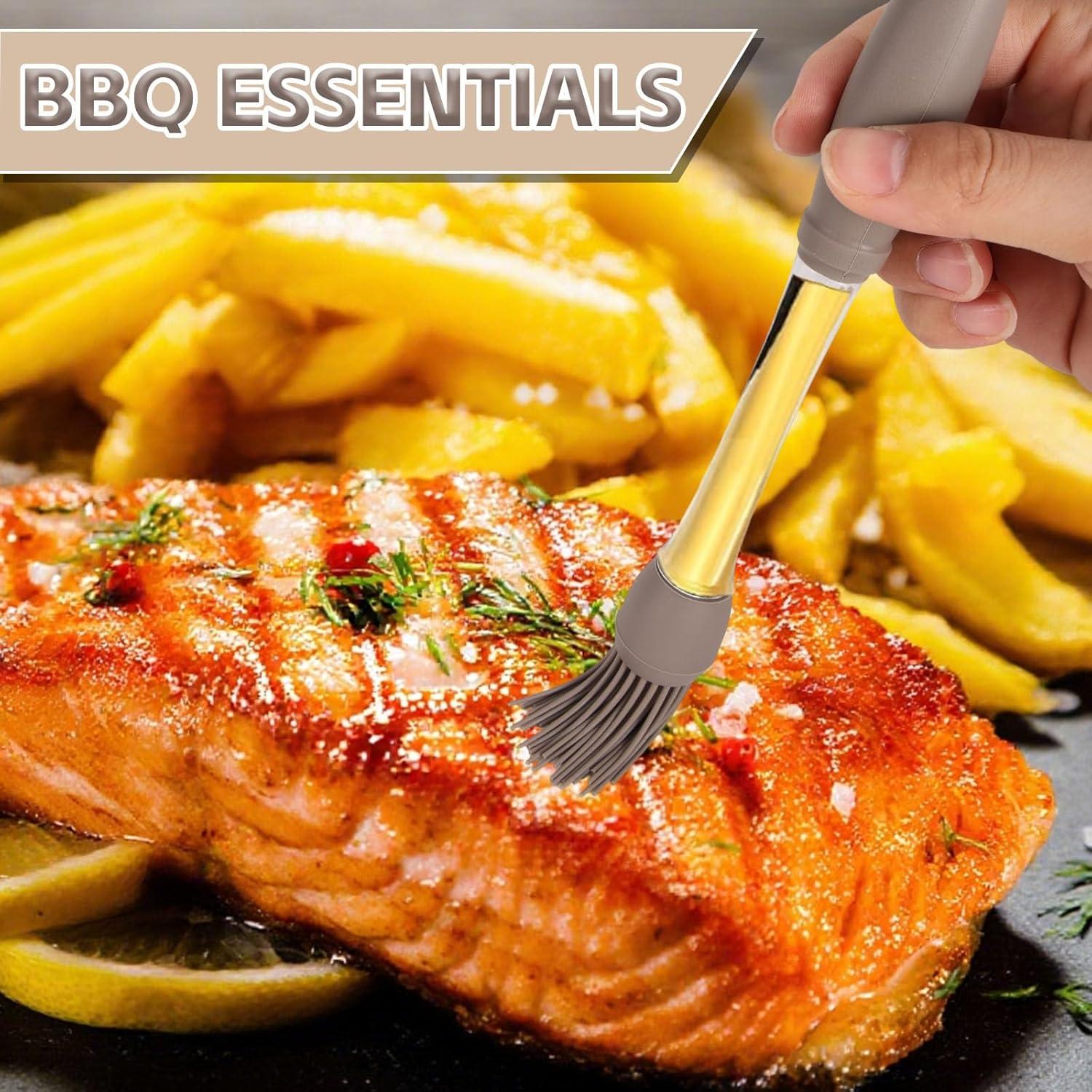 Set de 4 Brochas de Silicona Resistente al Calor Lyreh