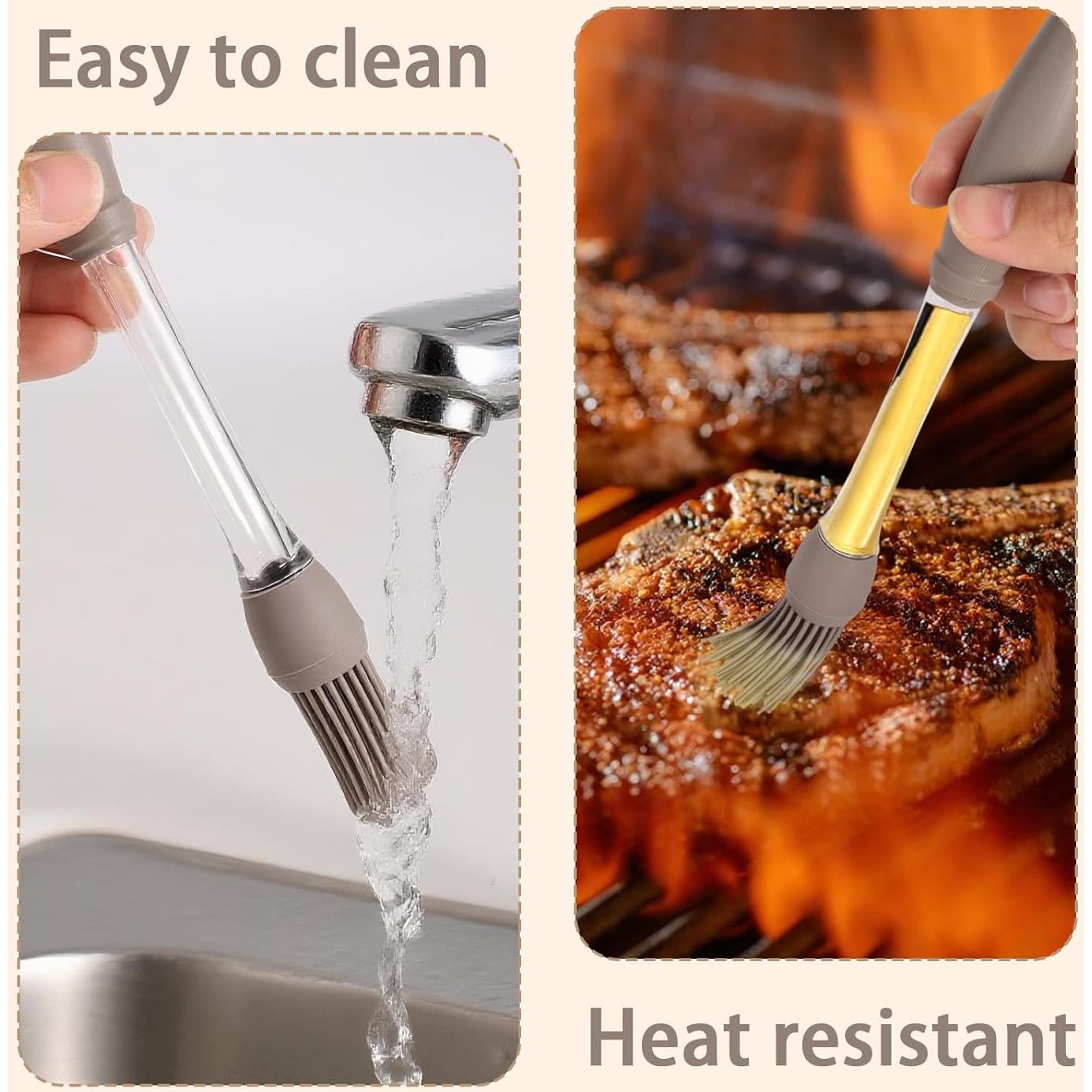 Juego de 6 brochas de cocina de silicona Lyreh resistentes al calor