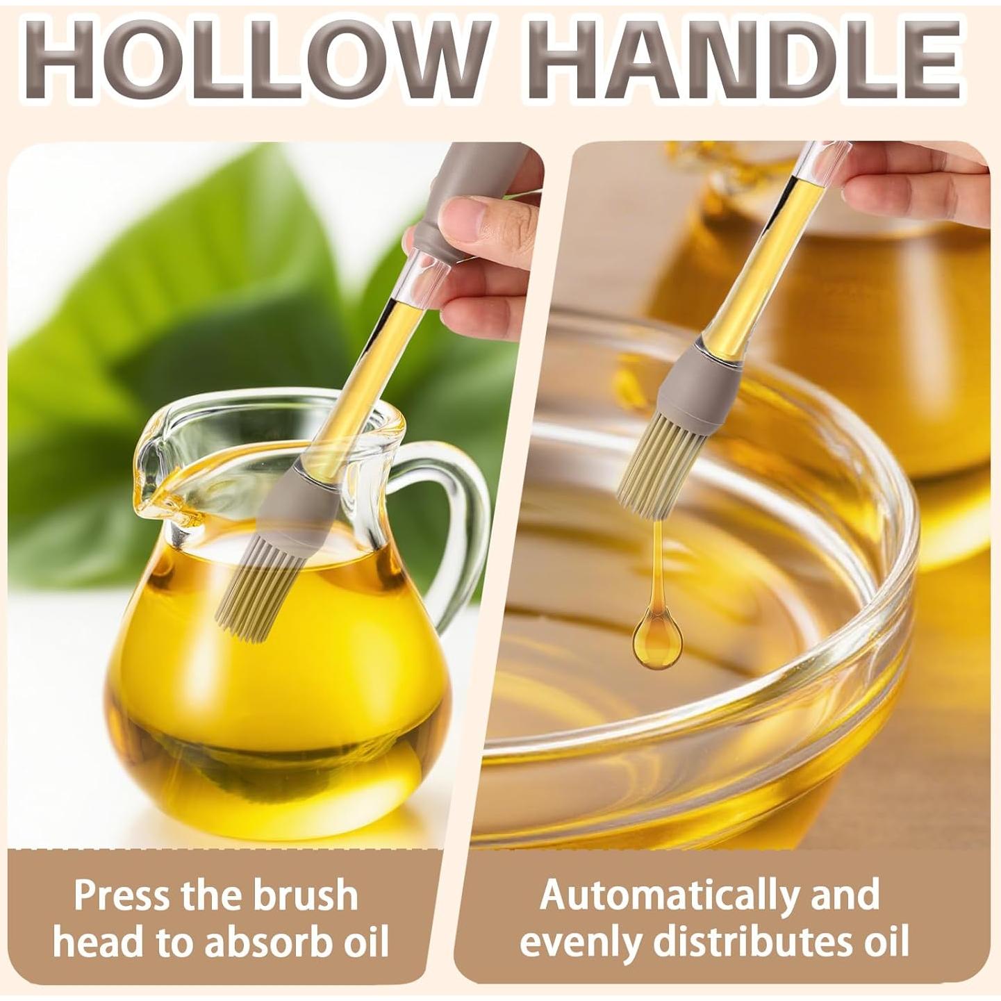 Juego de 6 brochas de cocina de silicona Lyreh resistentes al calor