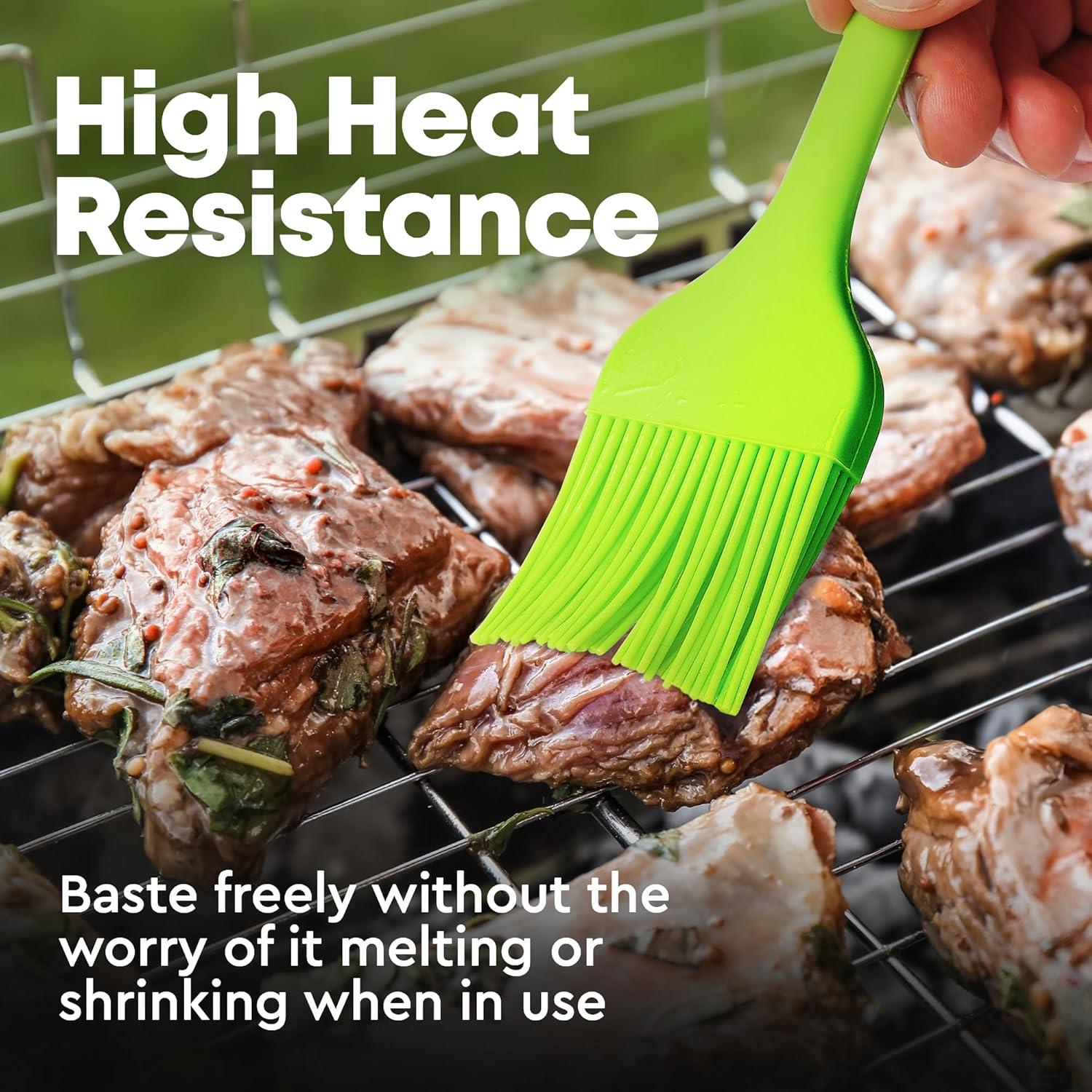 Juego de 4 Brochas de Silicona Zulay para Pastelería