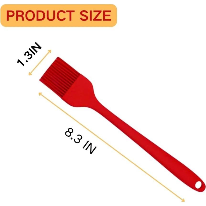 Brocha de Silicona Dwlire 2pcs Resistente al Calor 21.1cm