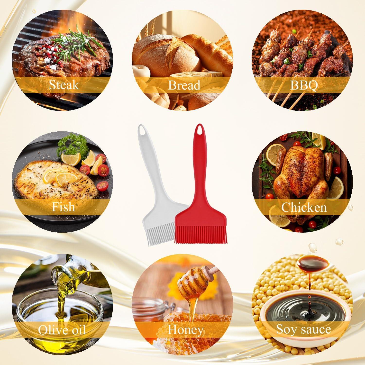 Brocha de Silicona Grande Limso 2 PCS Resistente al Calor