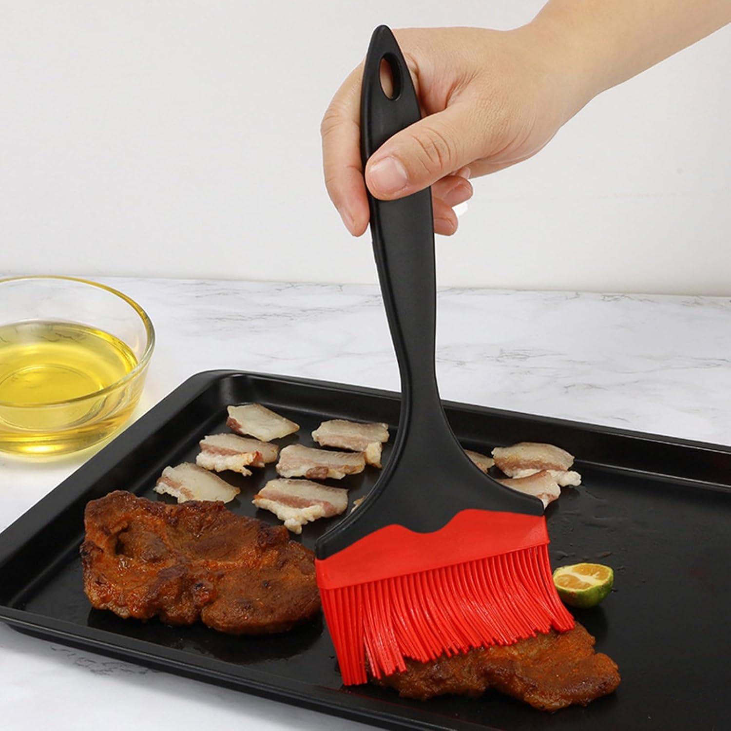 Paquete de 2 Pinceles de Silicona Resistente al Calor SIXDAWANJIA