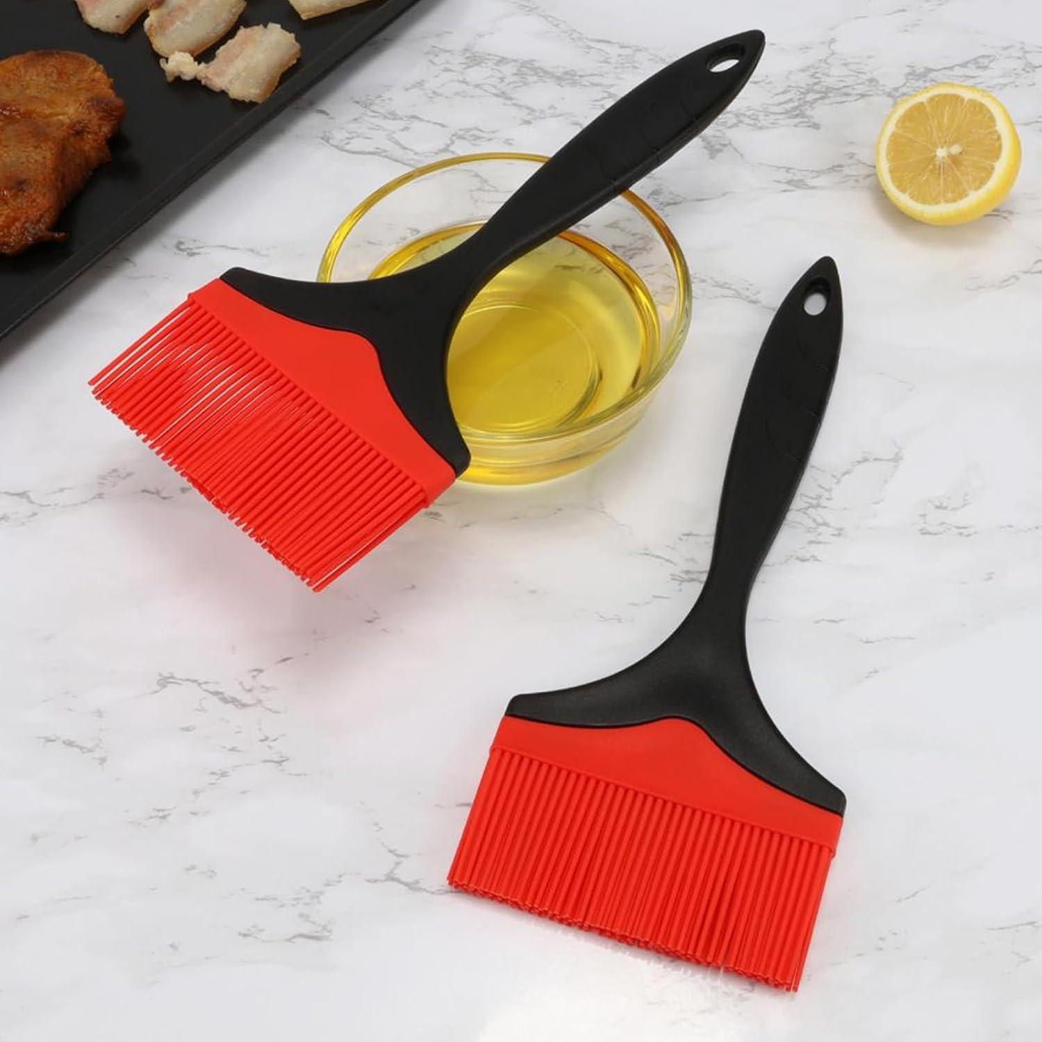 Paquete de 2 Pinceles de Silicona Resistente al Calor SIXDAWANJIA