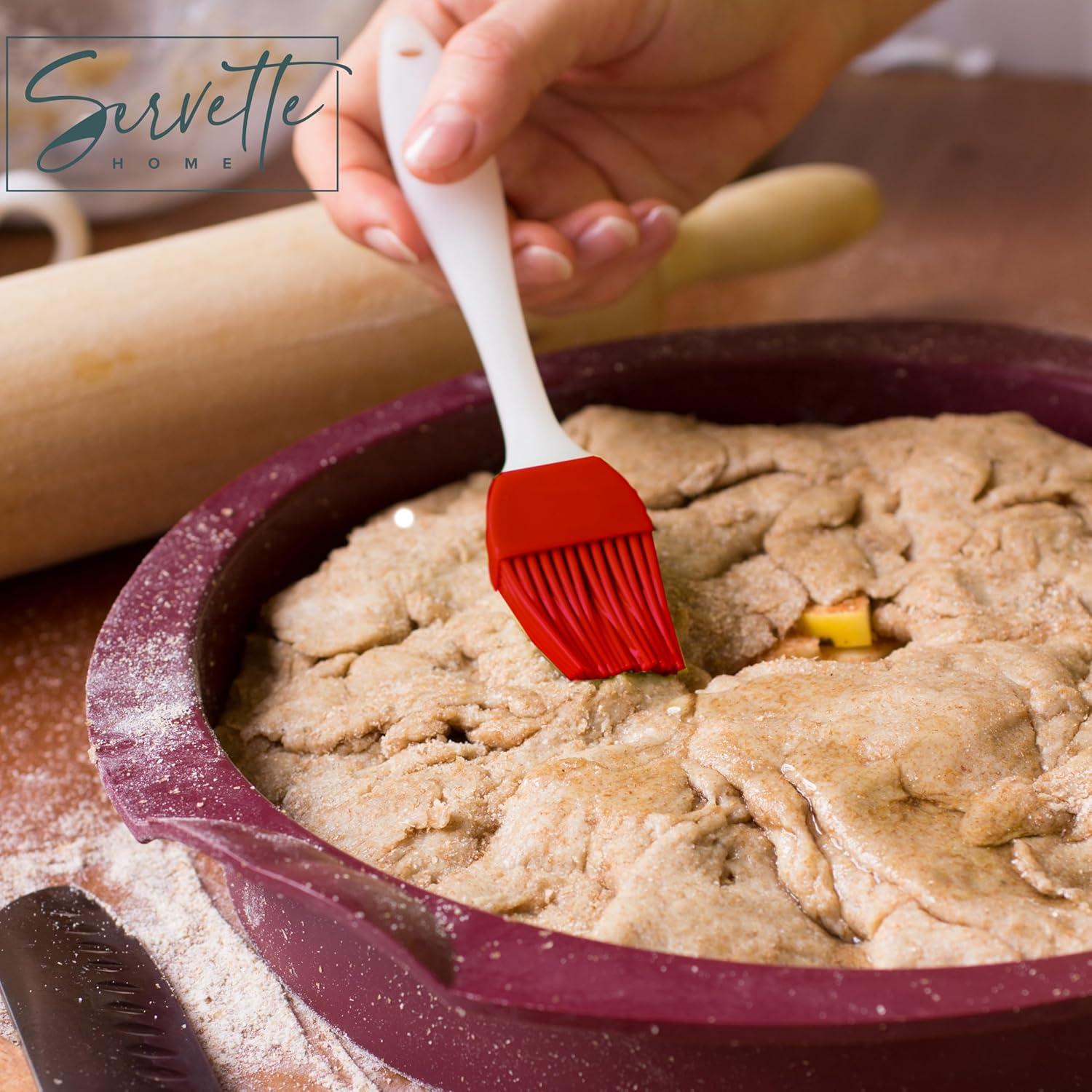 Conjunto de Espátulas y Brochas de Silicona Servette Home