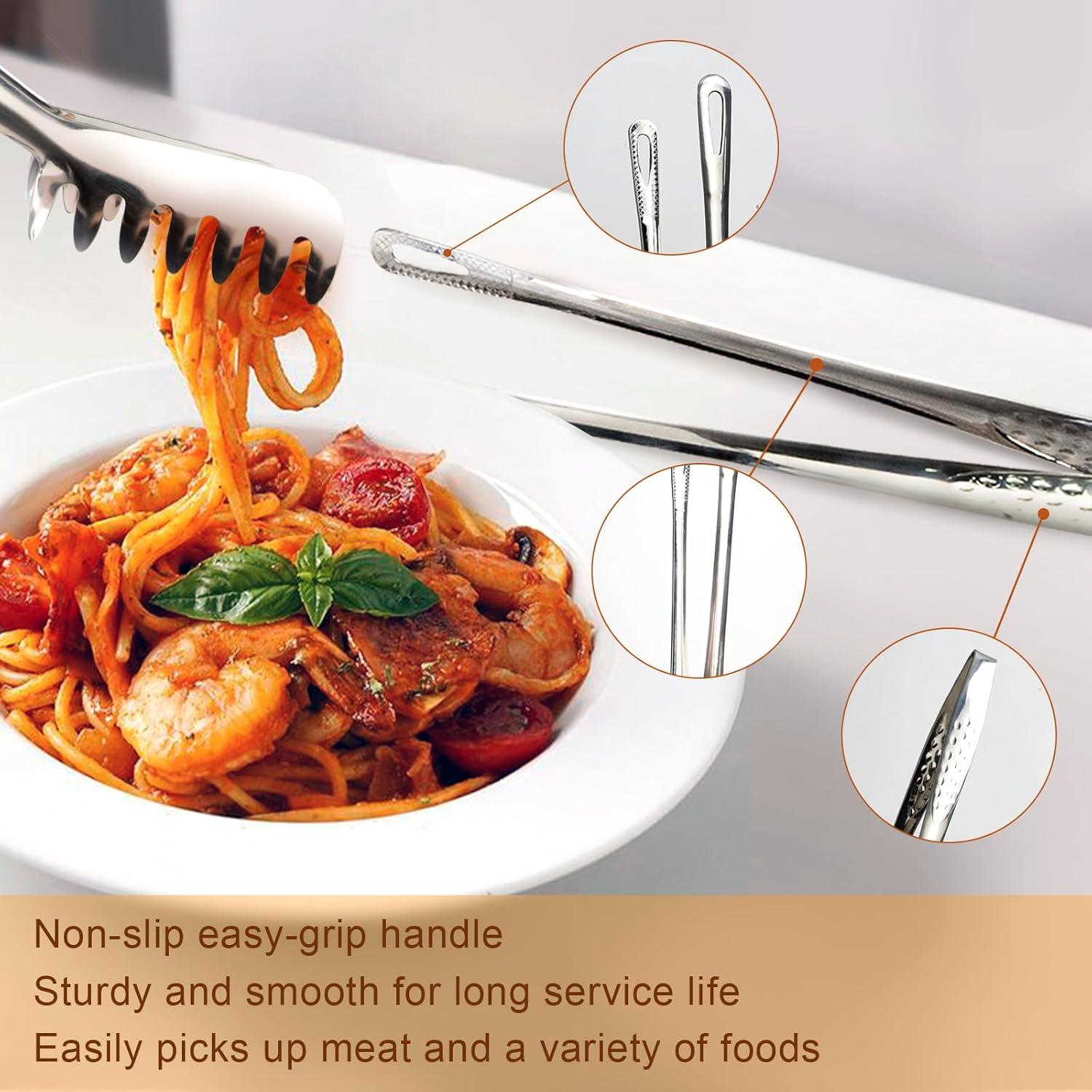 Juego de 5 Pinzas de Acero Inoxidable JINGIHE para Cocina