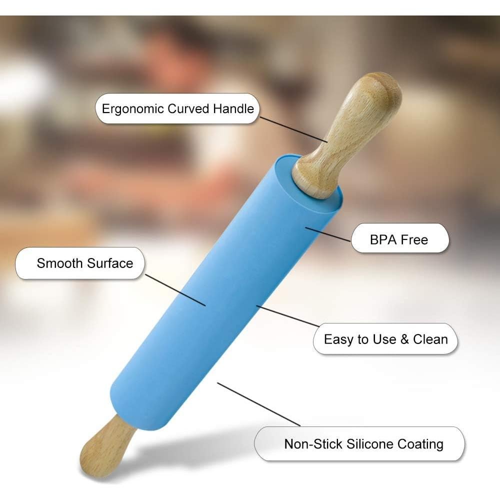 Juego de Rodillos de Silicona IELEK con Alfombrilla y Cortadores