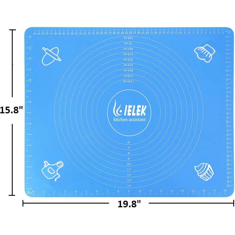 Juego de Rodillos de Silicona IELEK con Alfombrilla y Cortadores