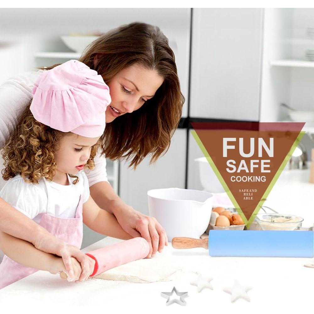 Juego de Rodillos de Silicona IELEK con Alfombrilla y Cortadores