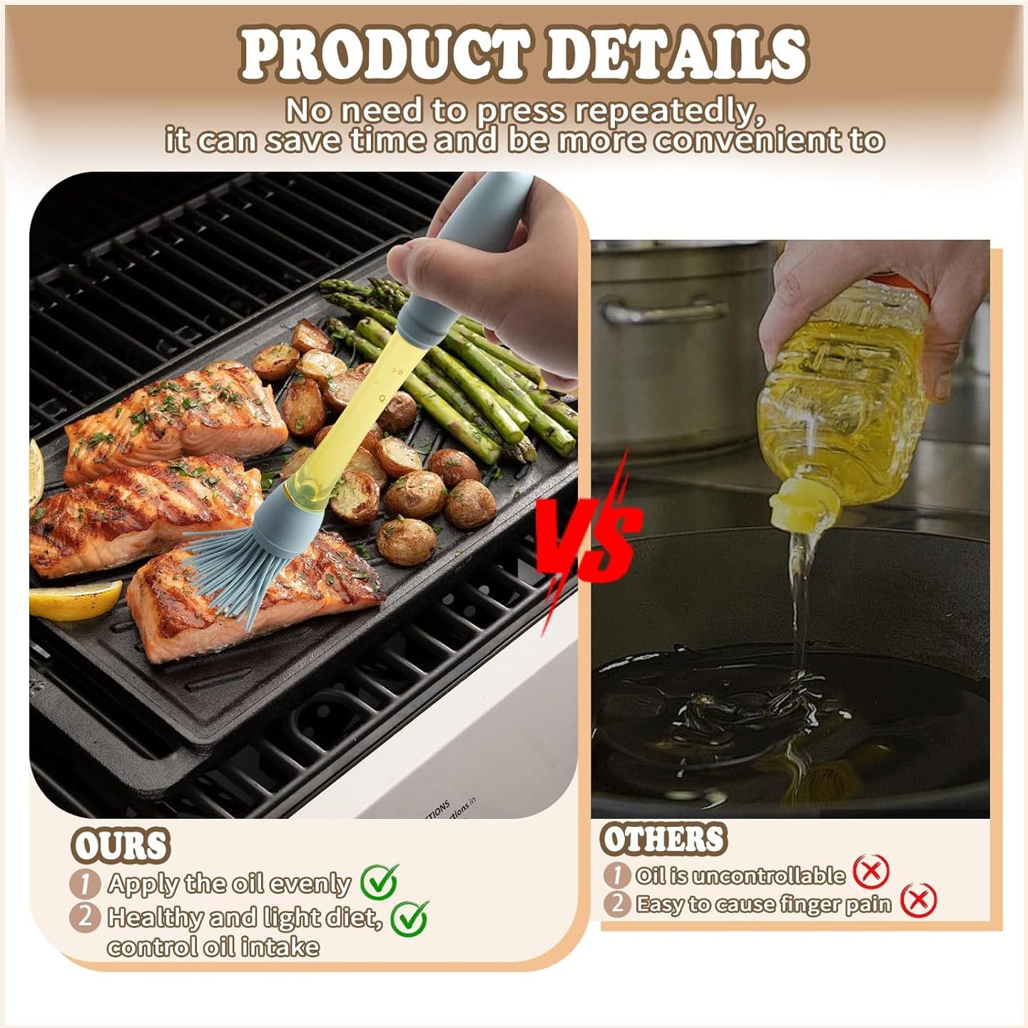 Brochas de Silicona para Basting Clapery - Paquete de 4