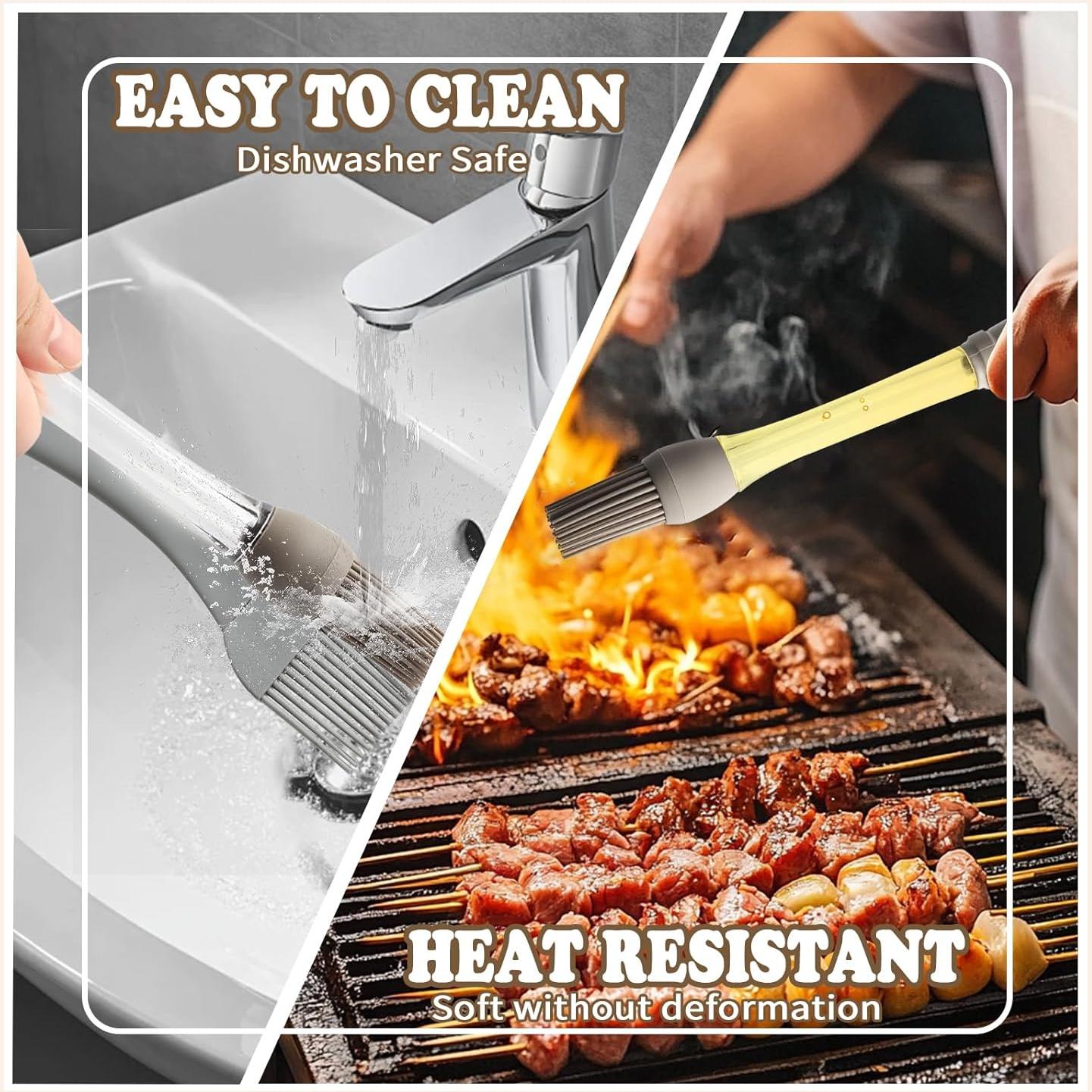 Brochas de Silicona para Basting Clapery - Paquete de 4