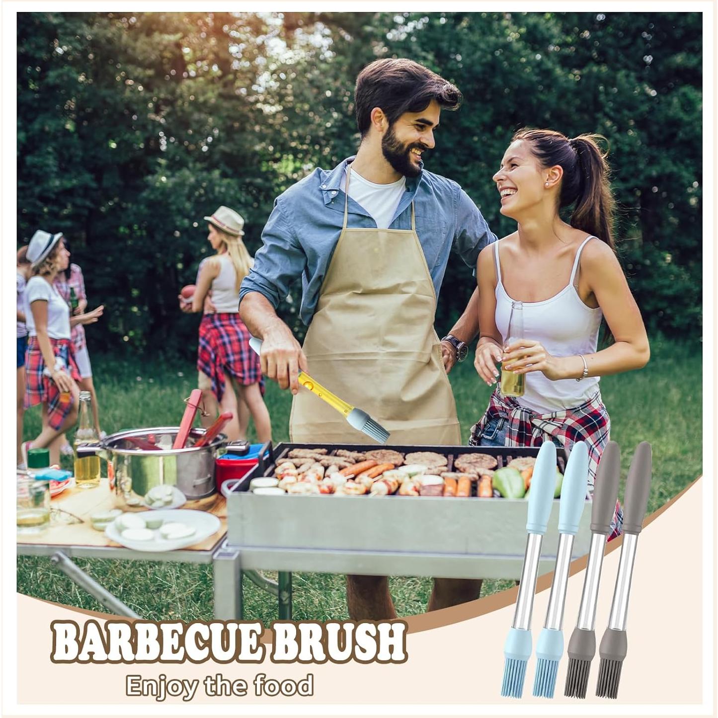 Brochas de Silicona para Basting Clapery - Paquete de 4