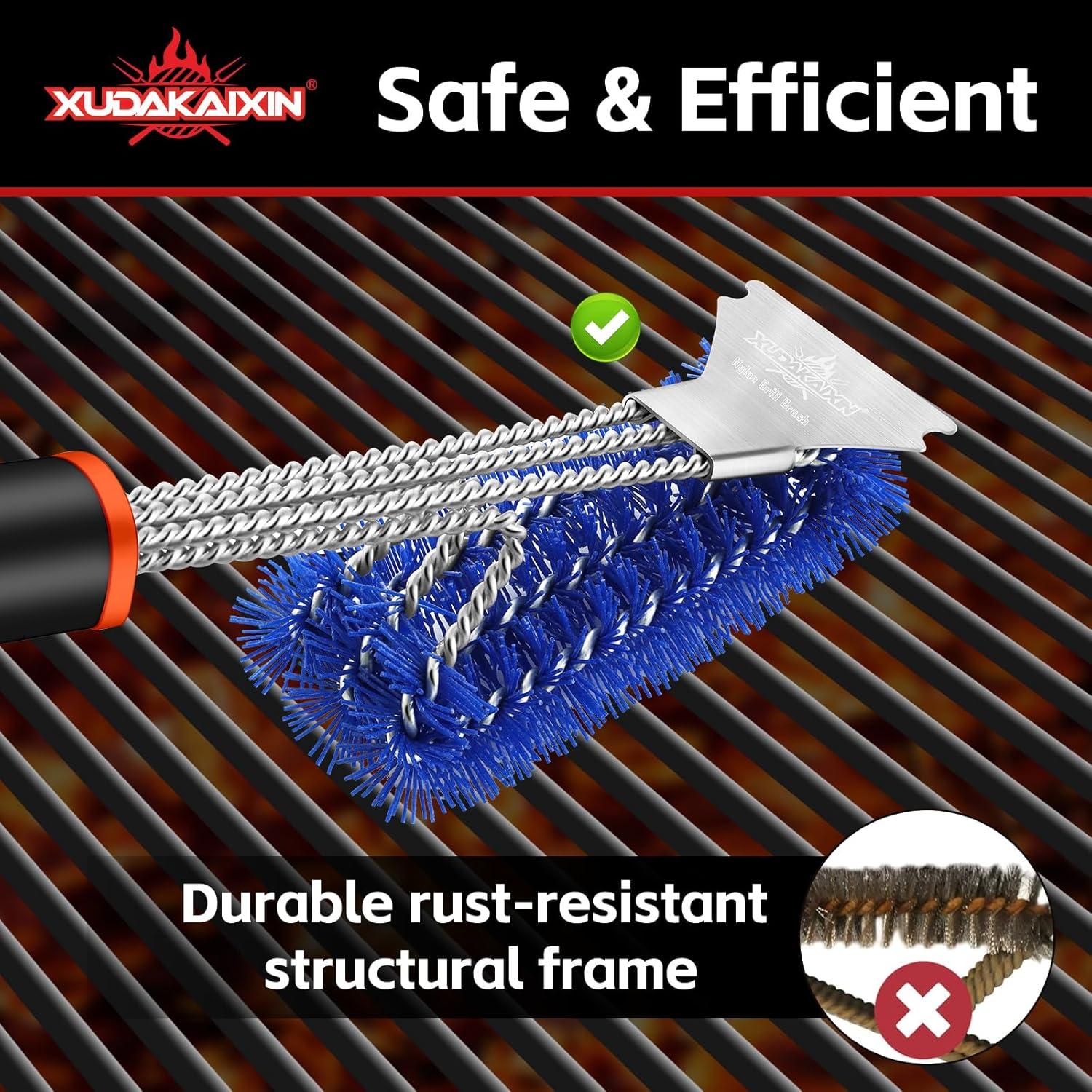 Cepillo y Raspador para Parrilla XUDAKAIXIN Nylon 422g