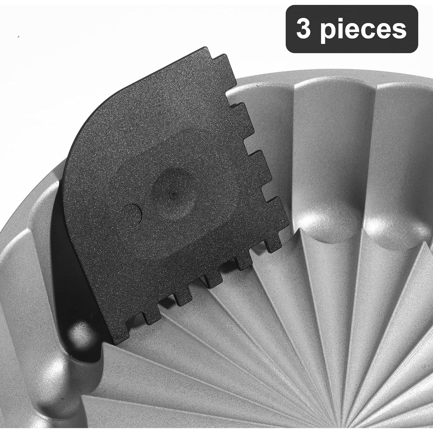 Raspador de Sartén de Plástico Bremorou - Set de 3 Piezas