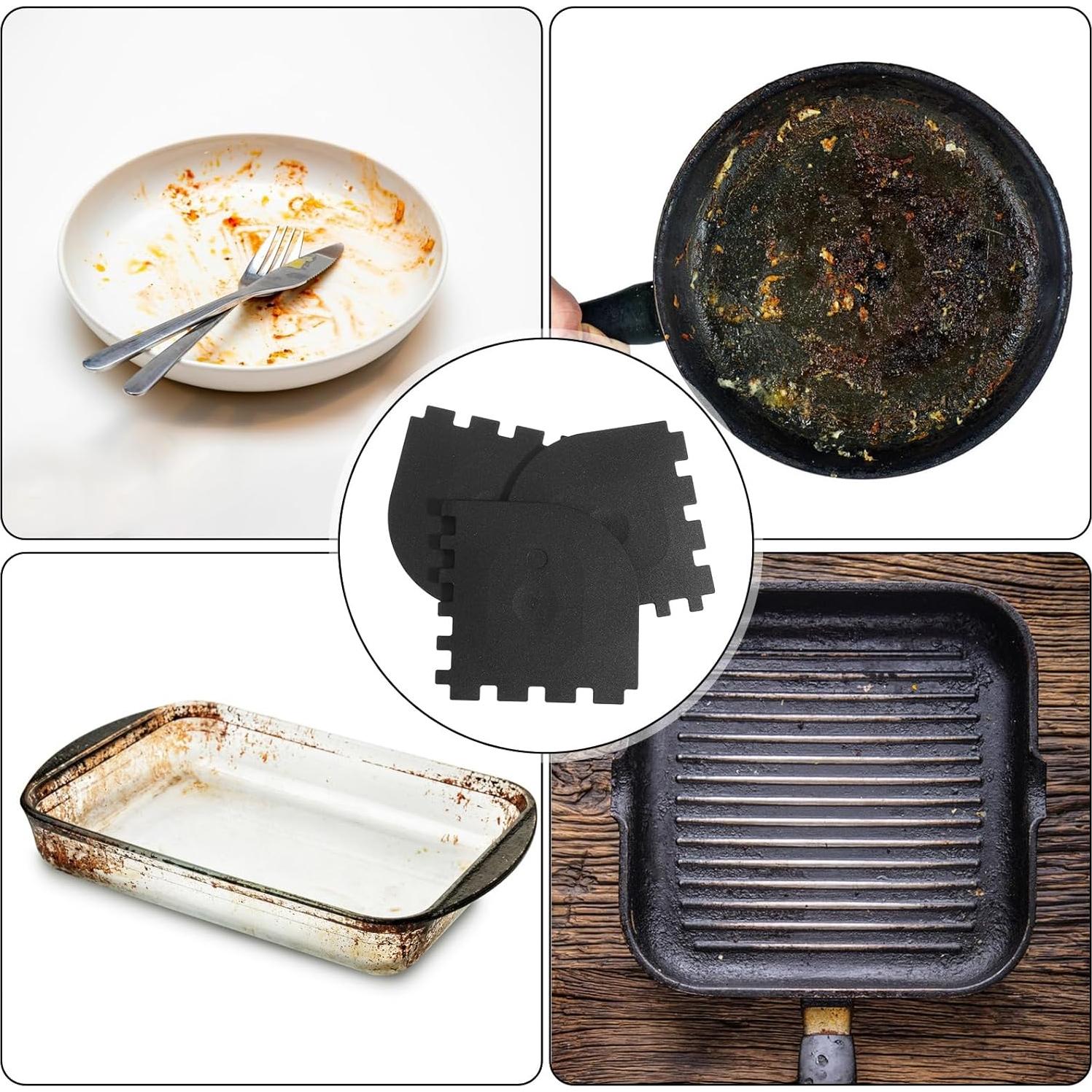 Raspador de Sartén de Plástico Bremorou - Set de 3 Piezas