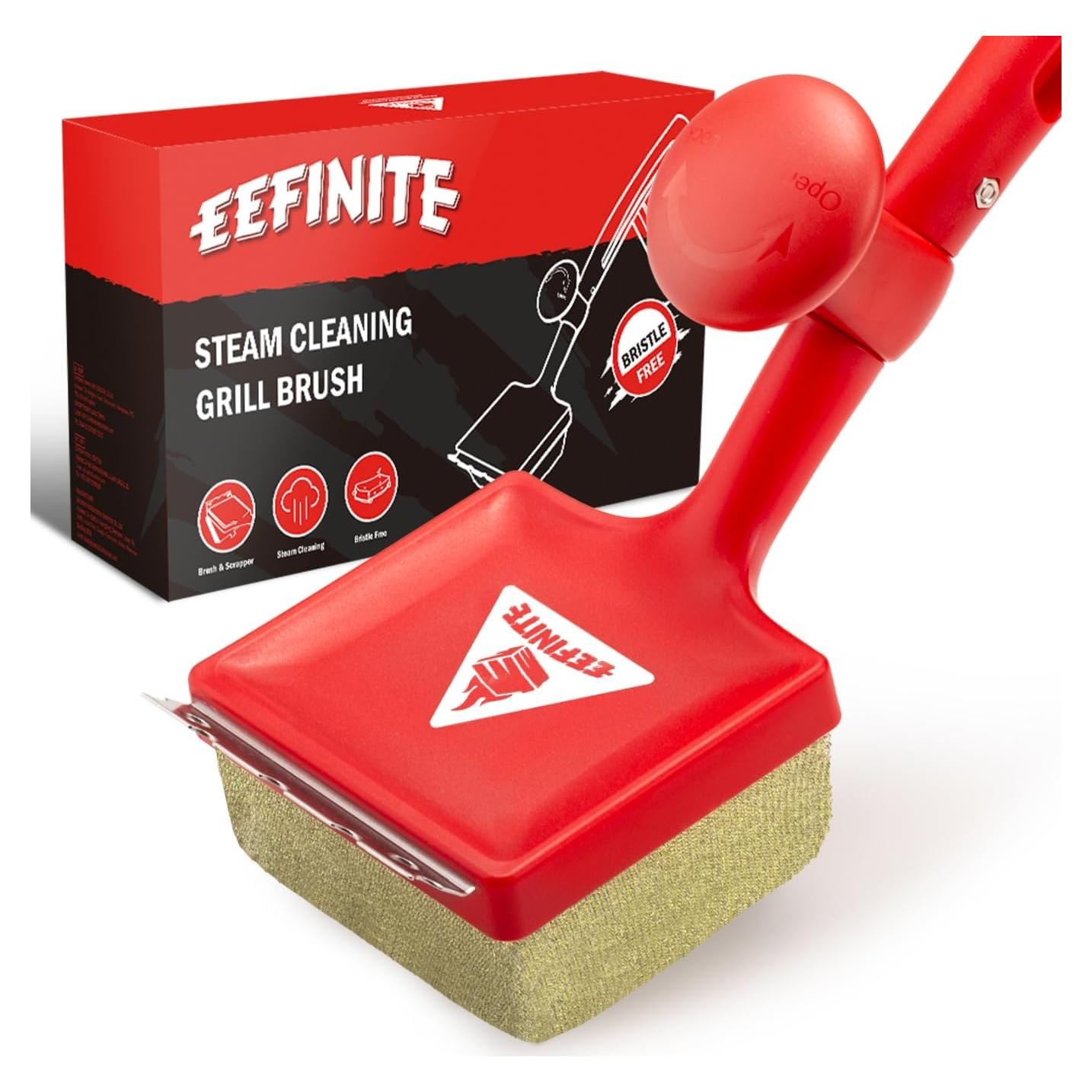 Cepillo Limpiador de Parrilla EEFINITE con Cabeza Reemplazable