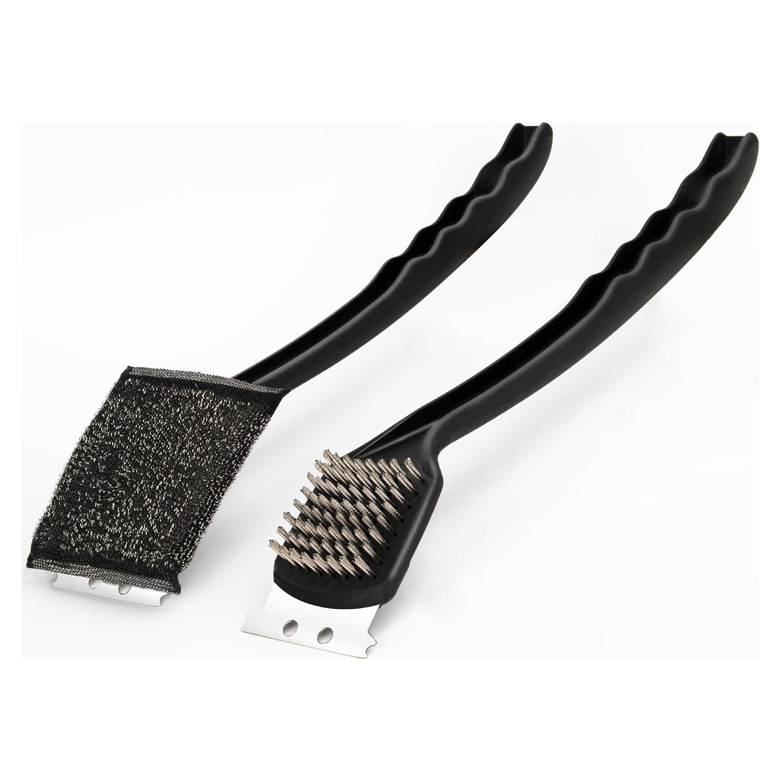 Juego de Cepillos para Parrilla MEADAY 2 PCS Acero Inoxidable