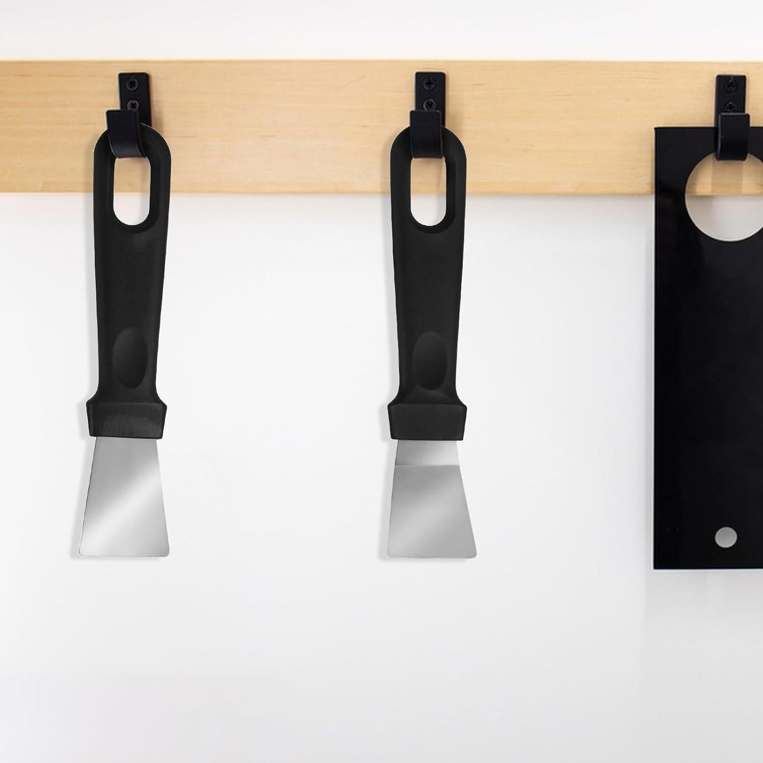 Paquete de 4 Raspadores de Acero Inoxidable Trinkrittey