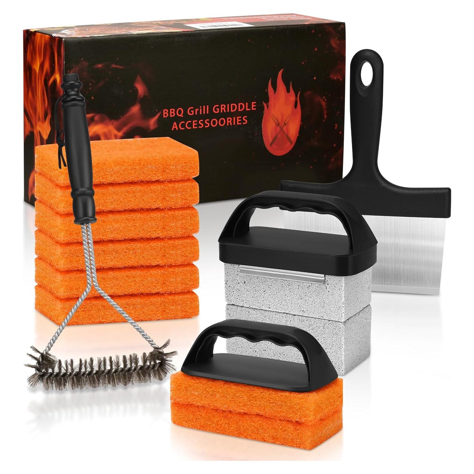 Kit de Limpieza para Plancha EWFEN - Raspador, Almohadillas y Mangos