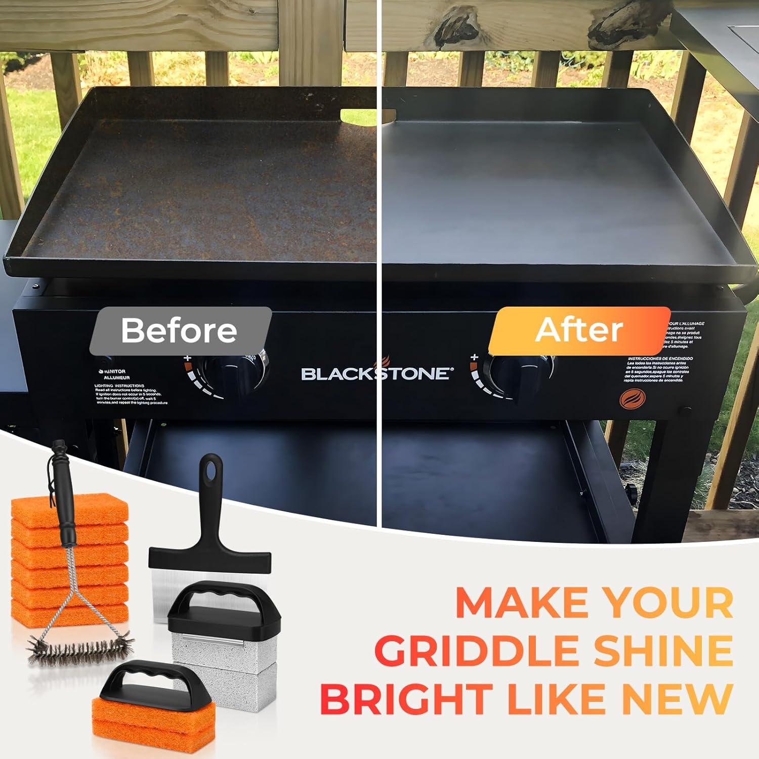 Kit de Limpieza para Plancha EWFEN - Raspador, Almohadillas y Mangos