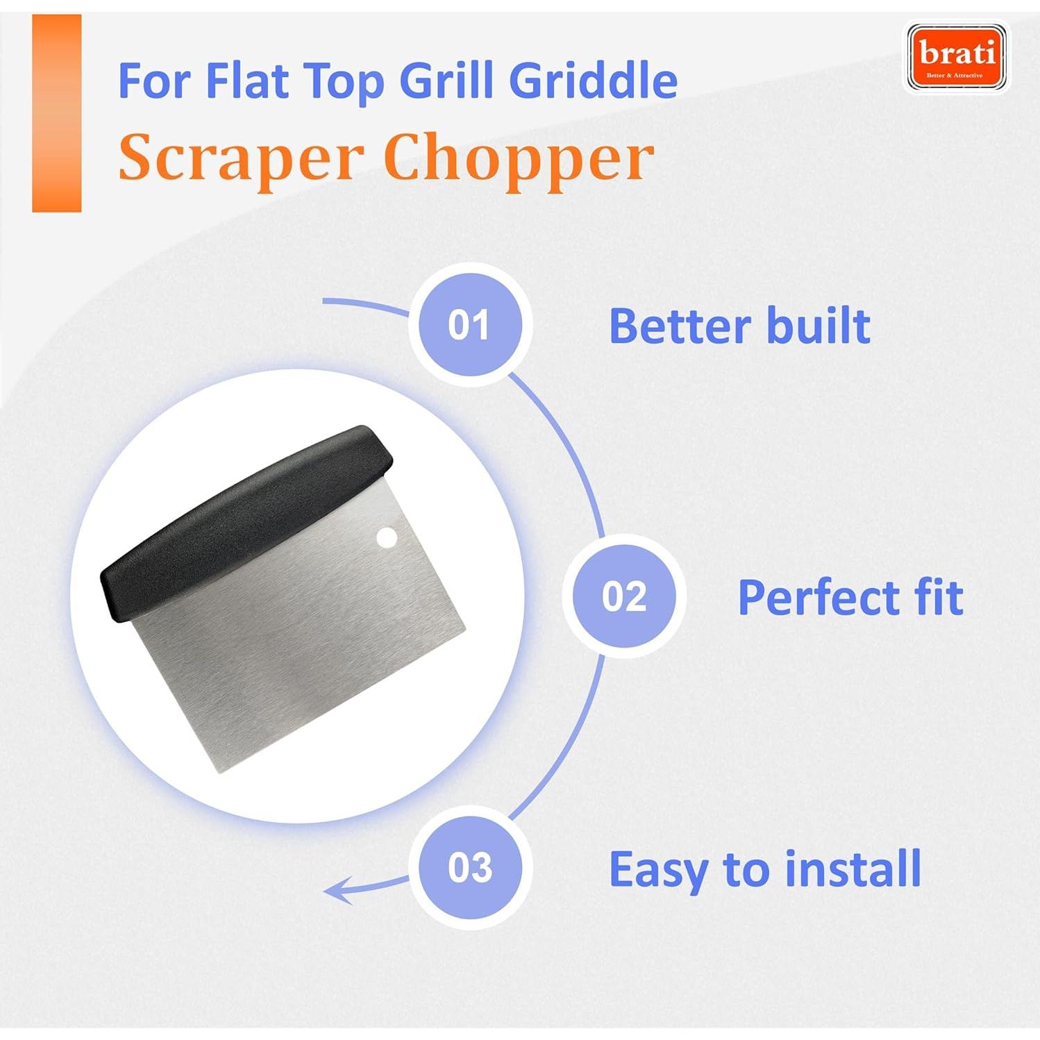 Raspador de Plancha Brati para Superficie Plana 15.24x10.16cm