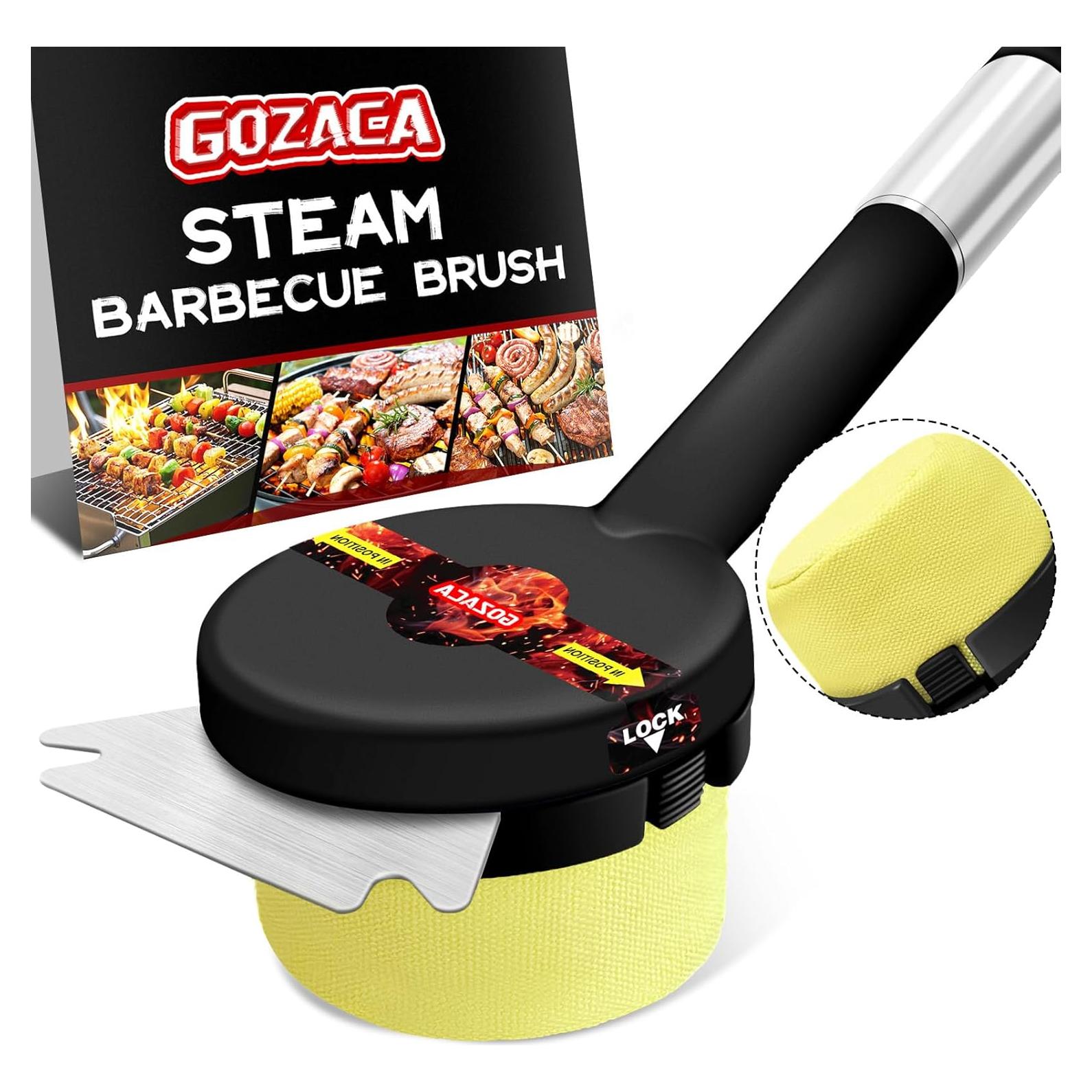 Cabezal de limpieza para parrilla Gozaca RSA-02, acero inoxidable