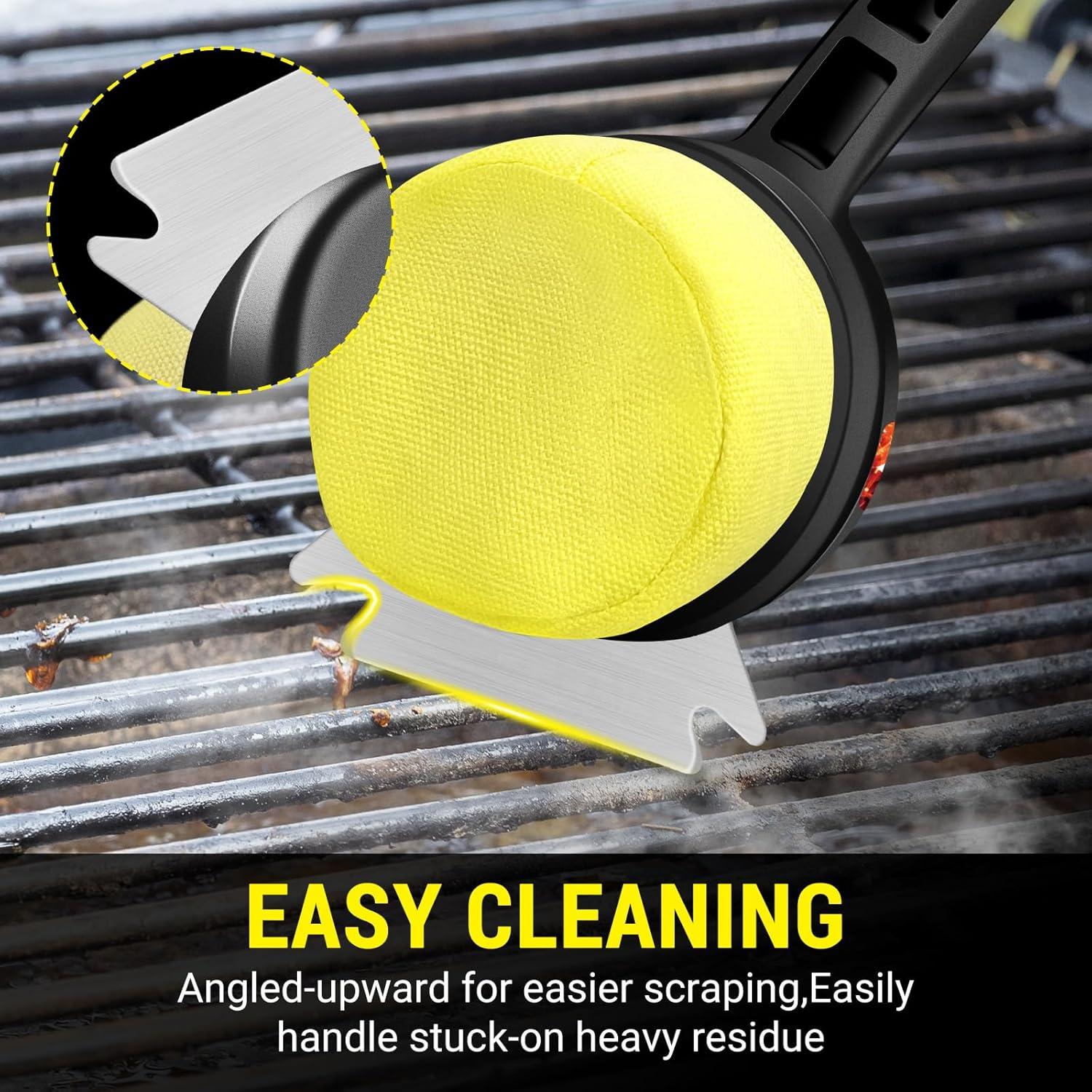 Cabezal de limpieza para parrilla Gozaca RSA-02, acero inoxidable